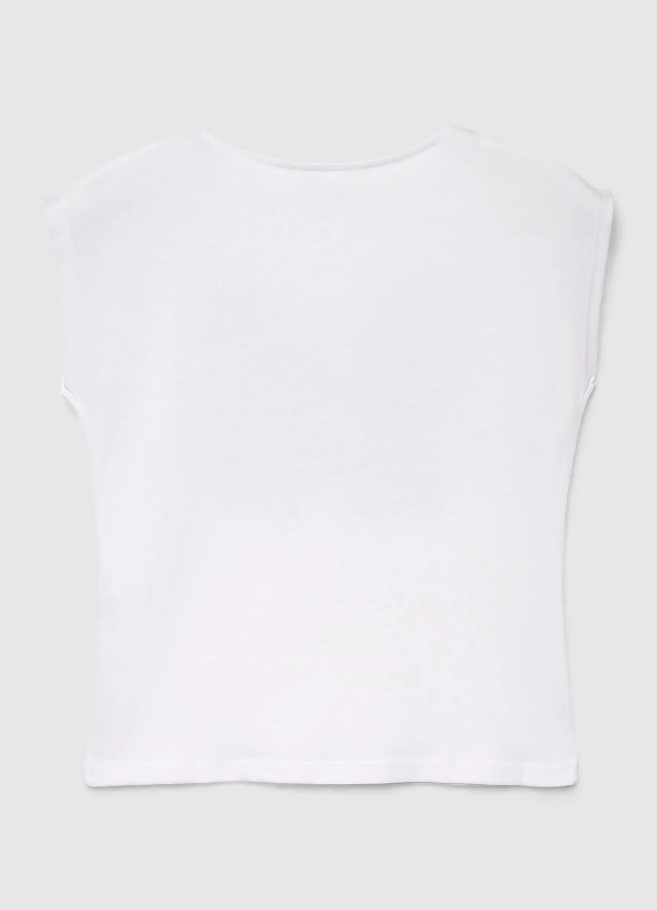 T-shirt con applicazione farfalla e paillettes
