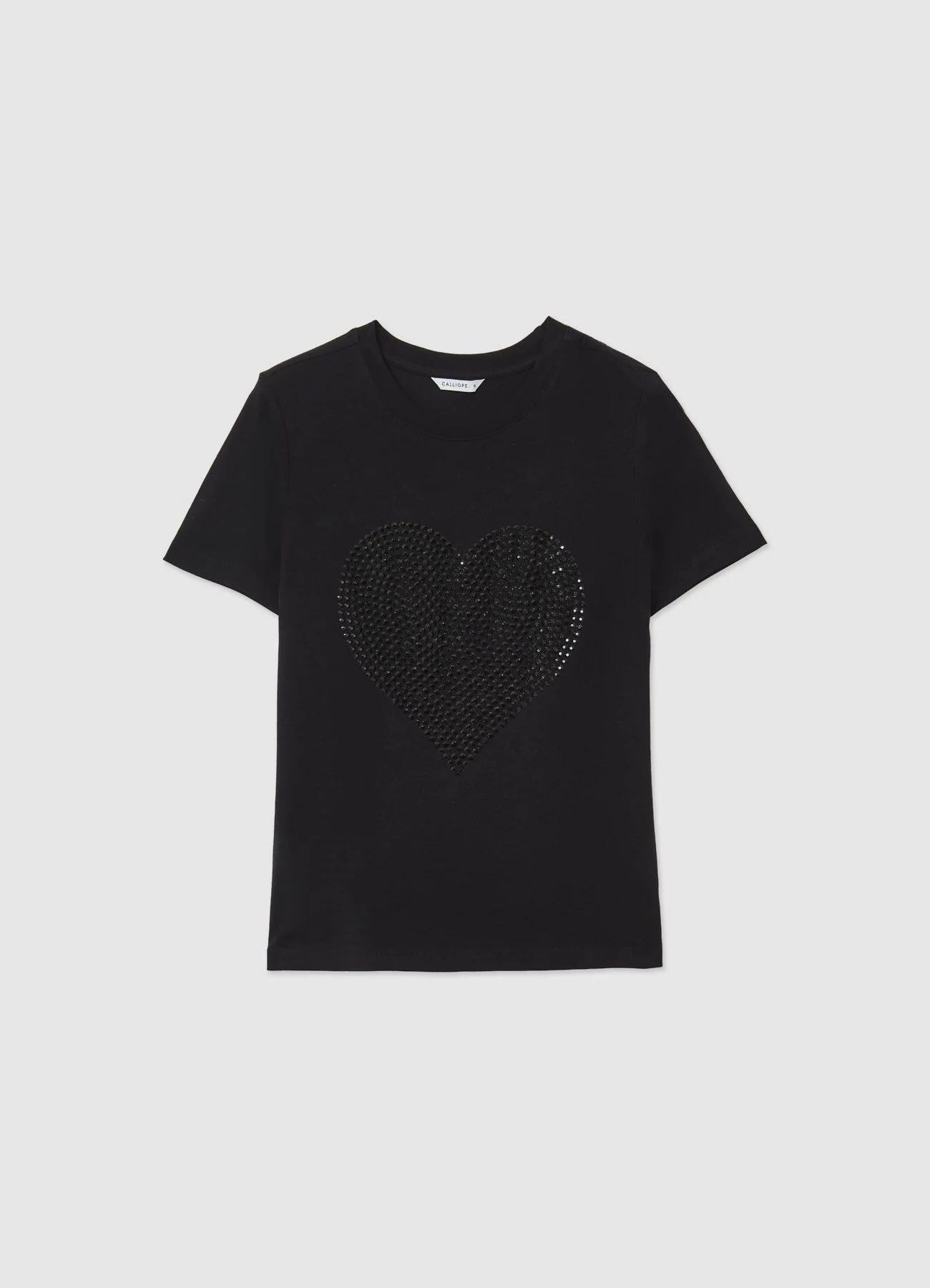 T-shirt con cuore di strass - Image 6
