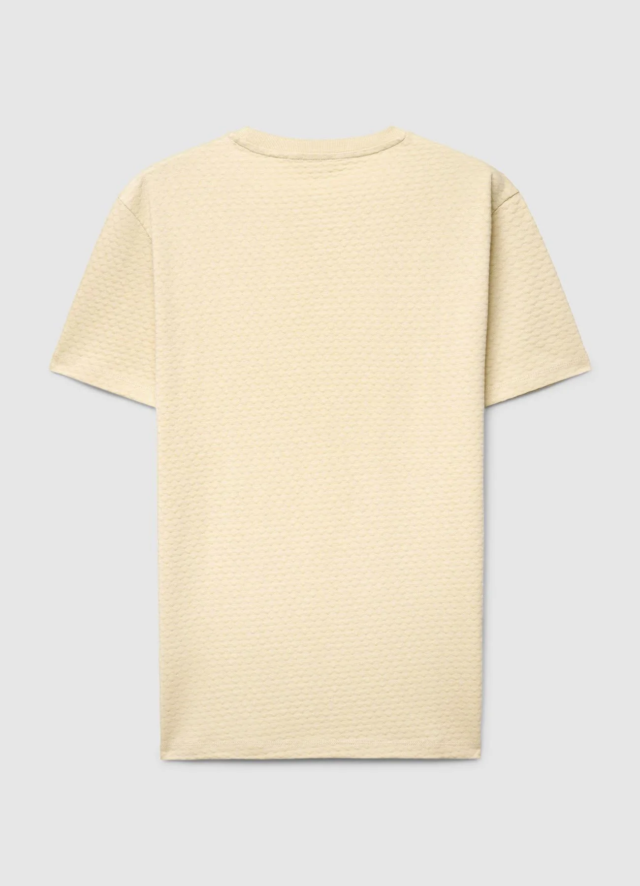 T-shirt con lavorazione a rombi - Image 6