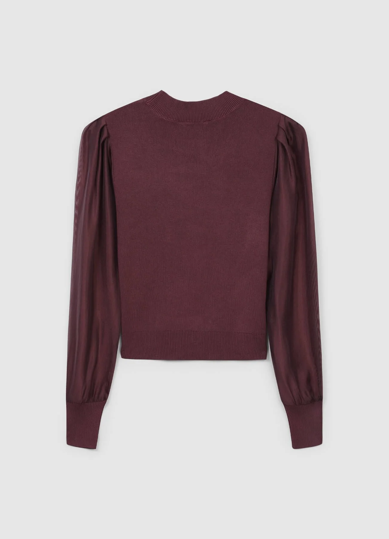 T-shirt con maniche organza - Image 6