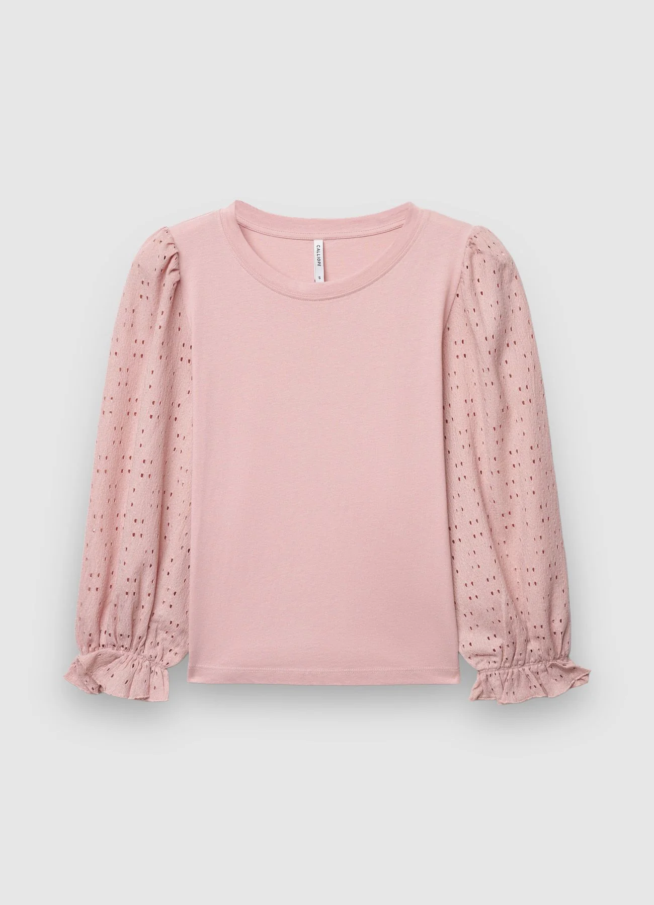 T-shirt con maniche traforate - Image 5