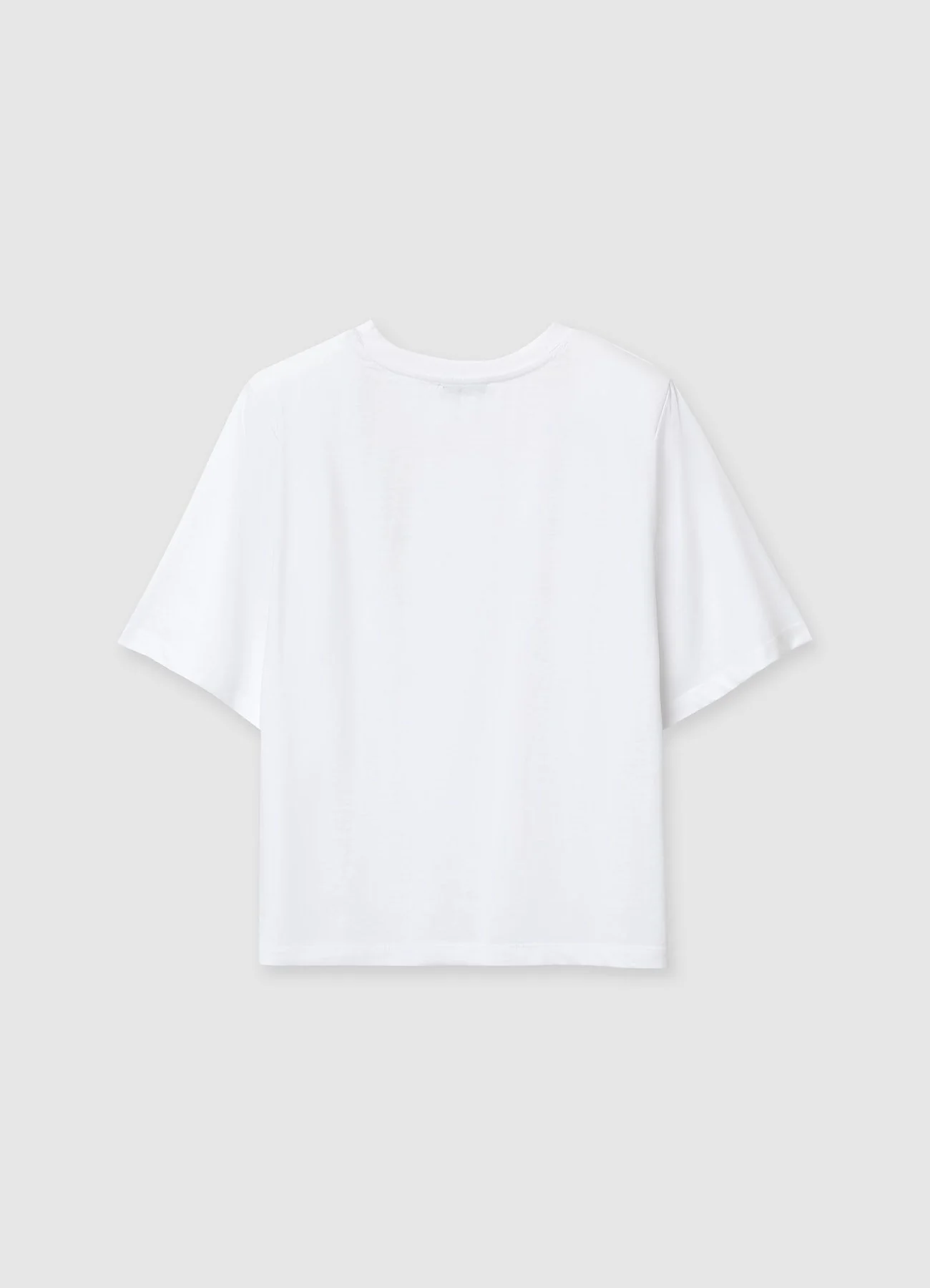 T-shirt con pieghe sulle spalle - Image 5