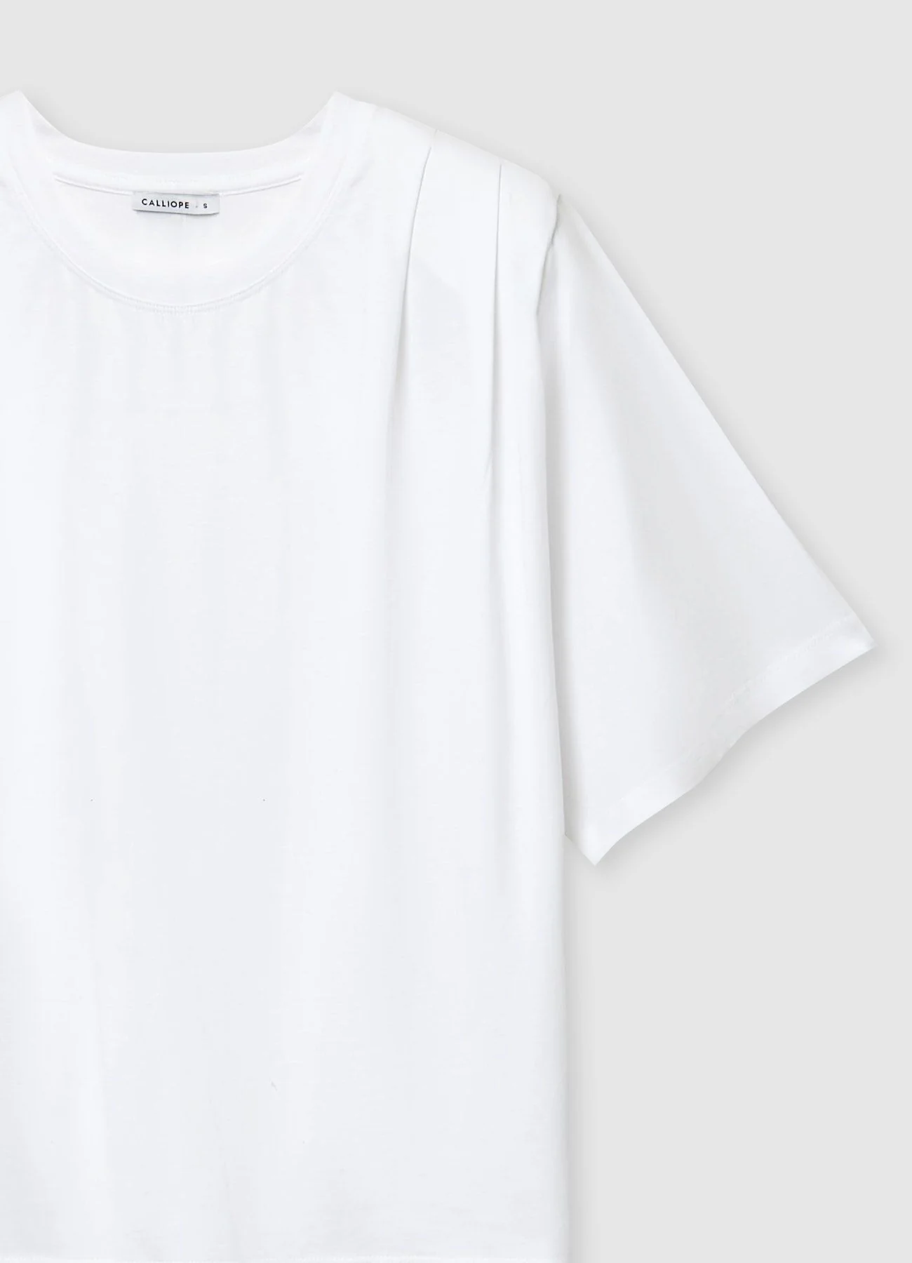 T-shirt con pieghe sulle spalle - Image 6