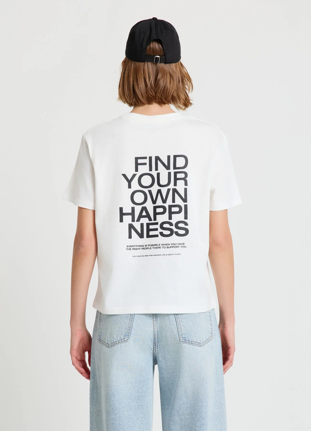 T-shirt con scritta stampata - Image 3