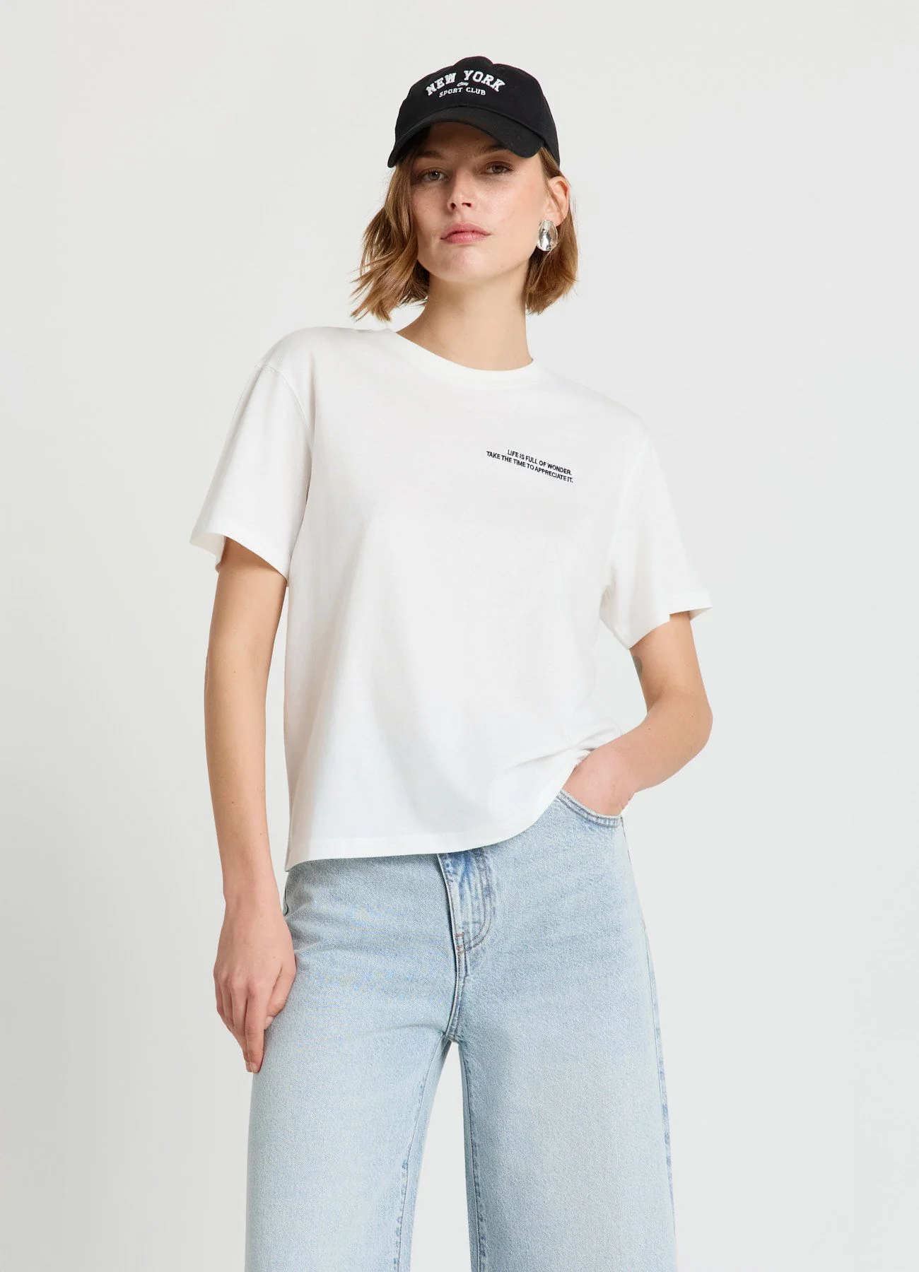T-shirt con scritta stampata - Image 7