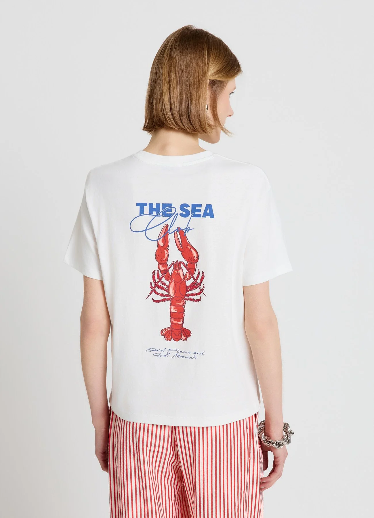 T-shirt con stampa aragosta - Image 2