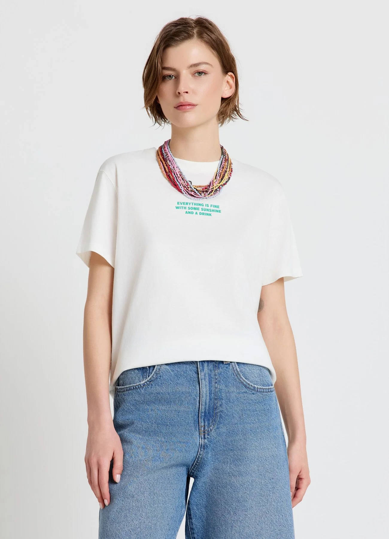 T-shirt con stampa cocktail - Image 7