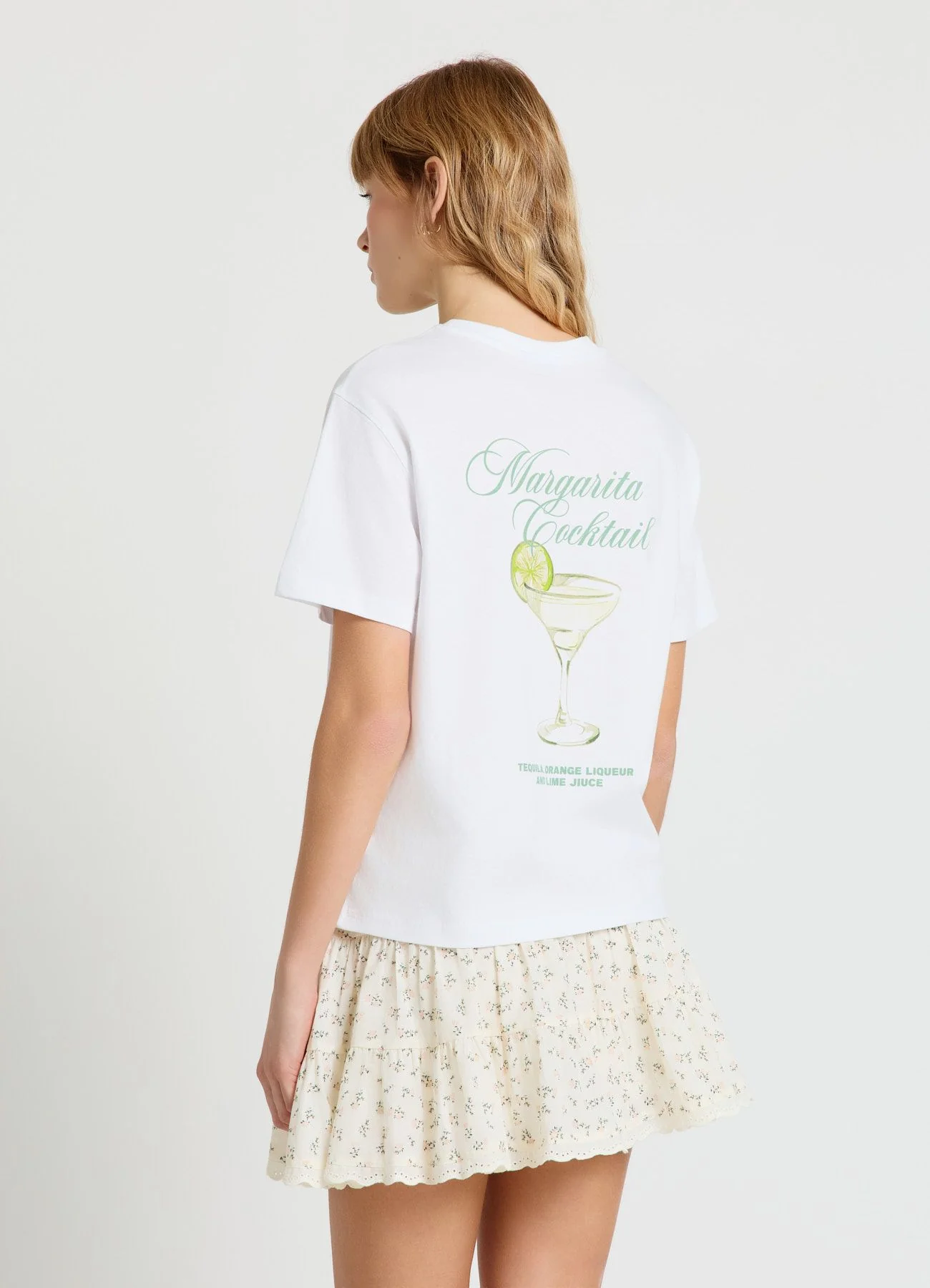 T-shirt con stampa cocktail - Image 2