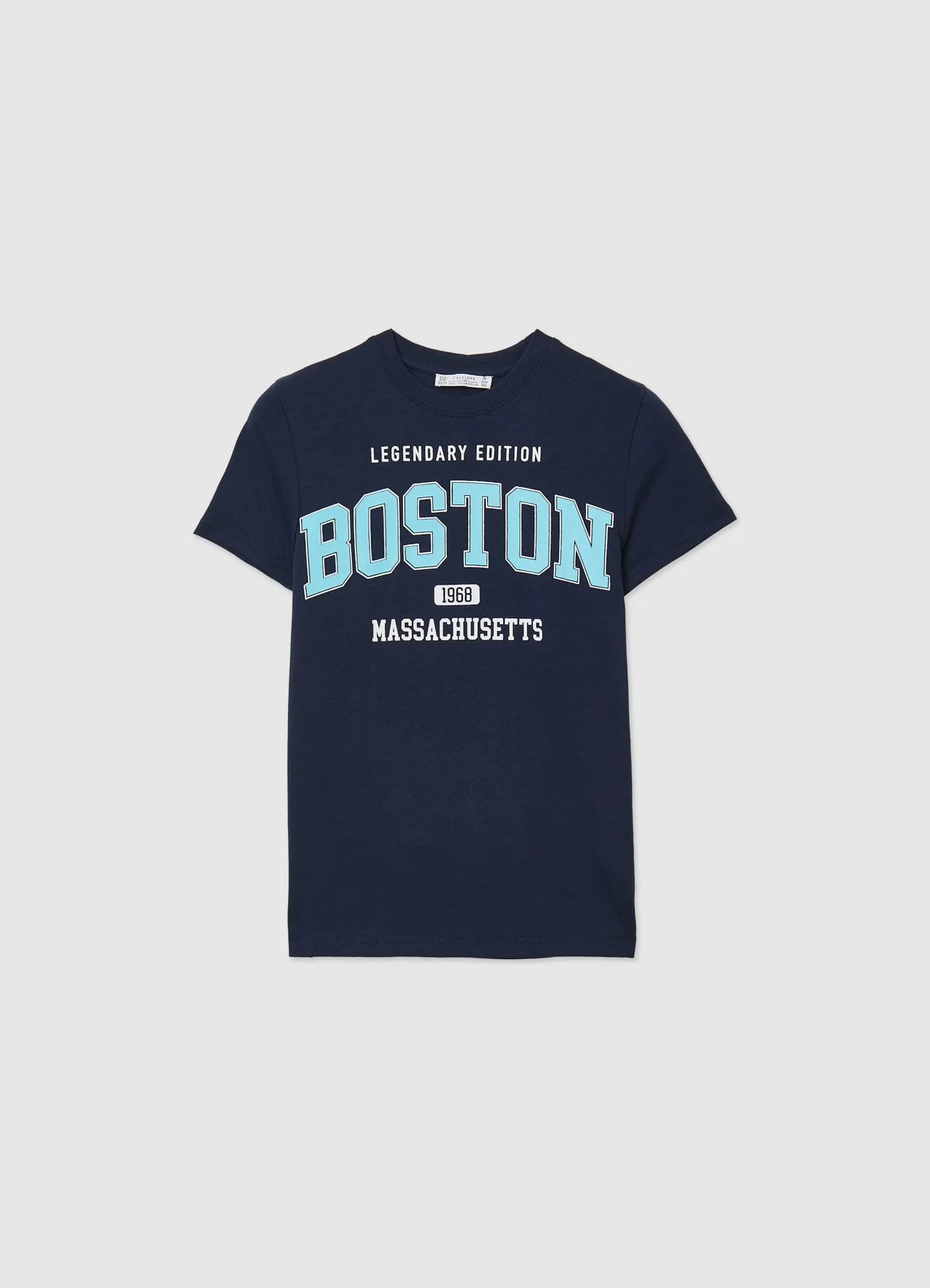 T-shirt con stampa college - Image 3