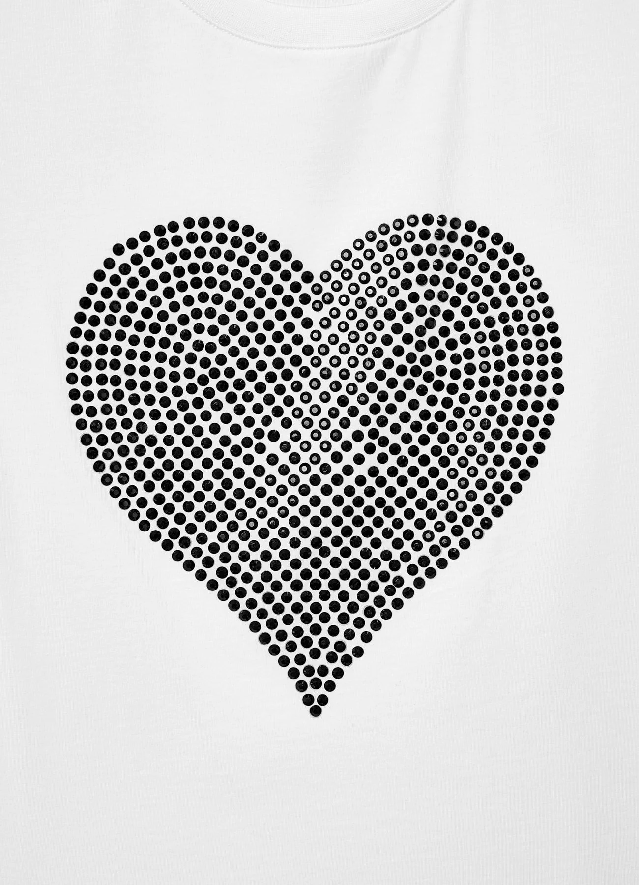 T-shirt con stampa cuore - Image 5