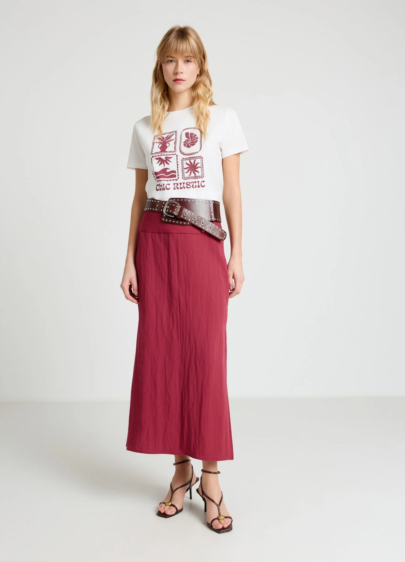T-shirt con stampa e scritta - Image 2