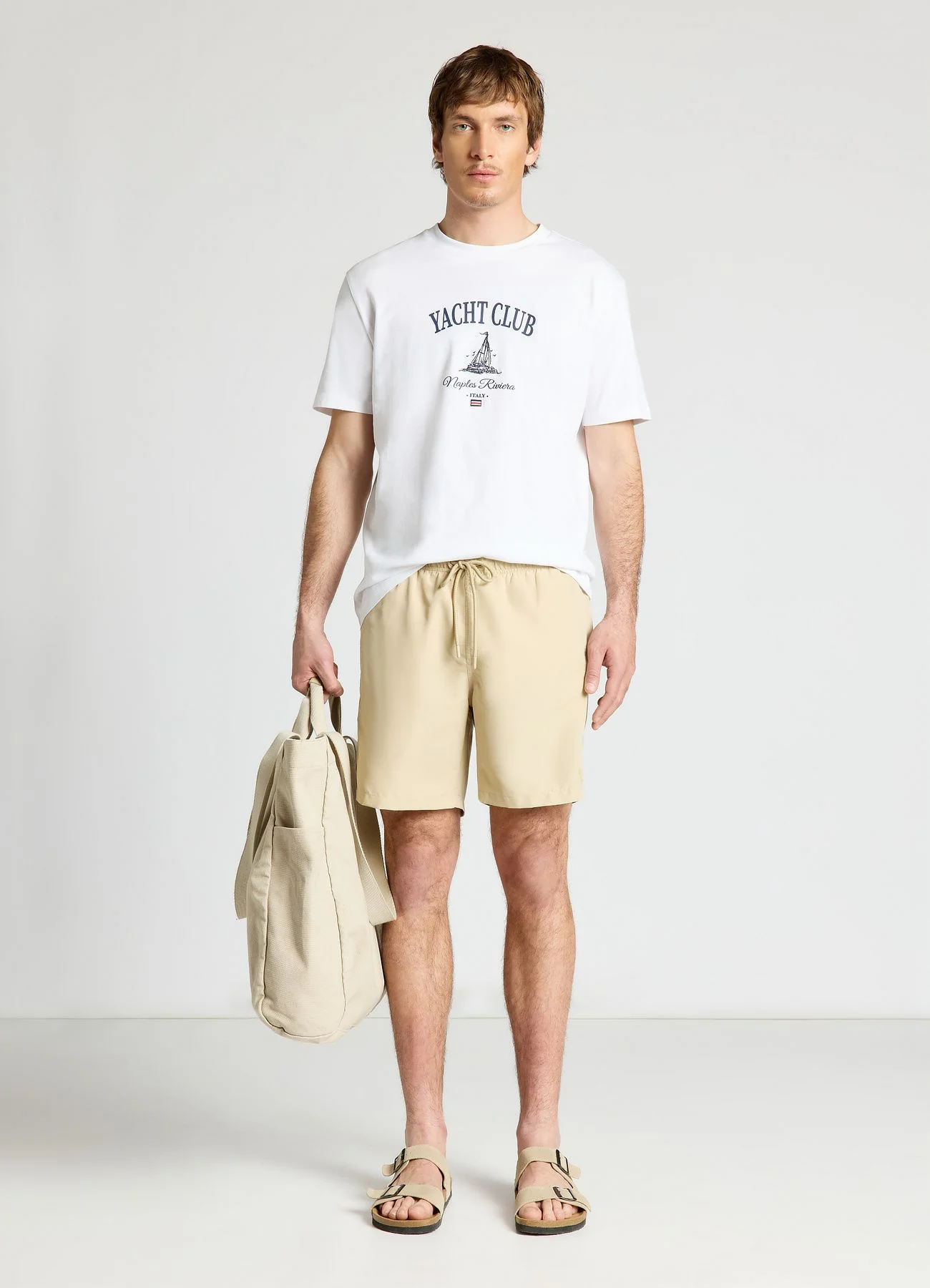 T-shirt con stampa e scritta - Image 2