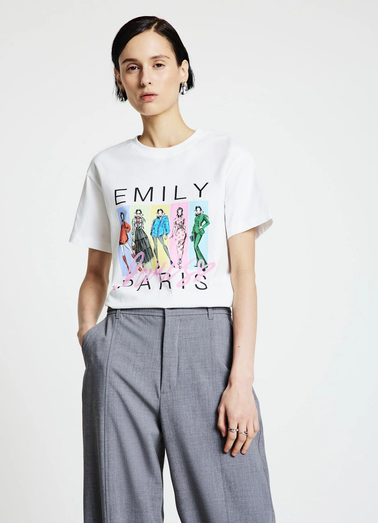 T-shirt con stampa Emily in Paris - Image 3