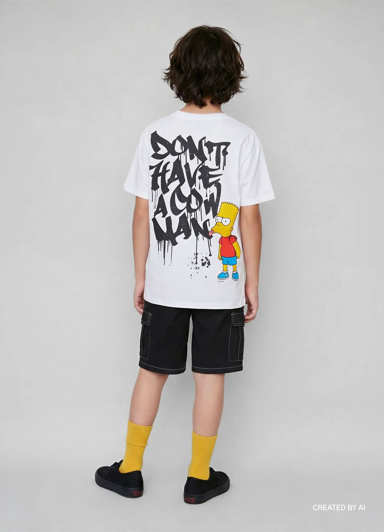 T-shirt con stampa graffiti - Image 4