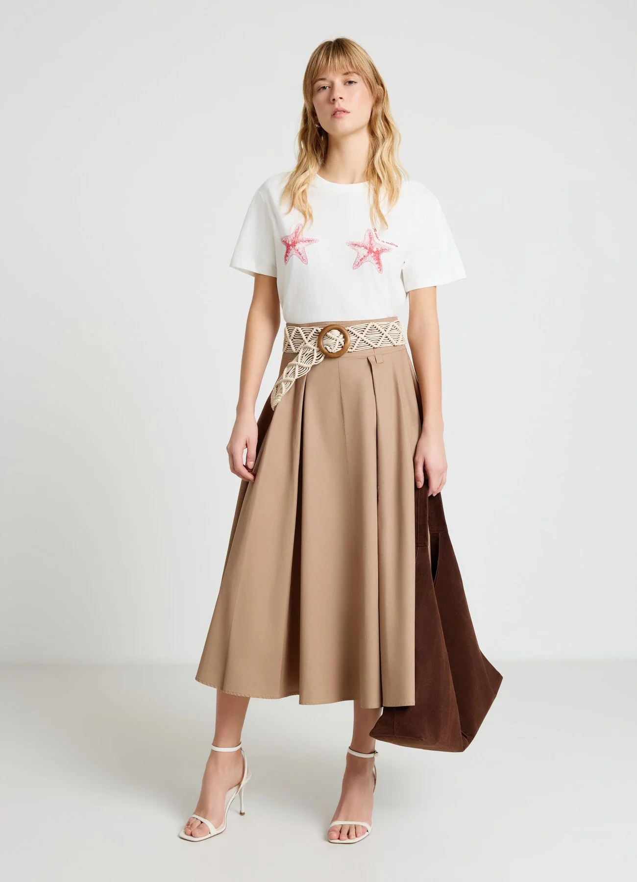 T-shirt con stampa mare - Image 2