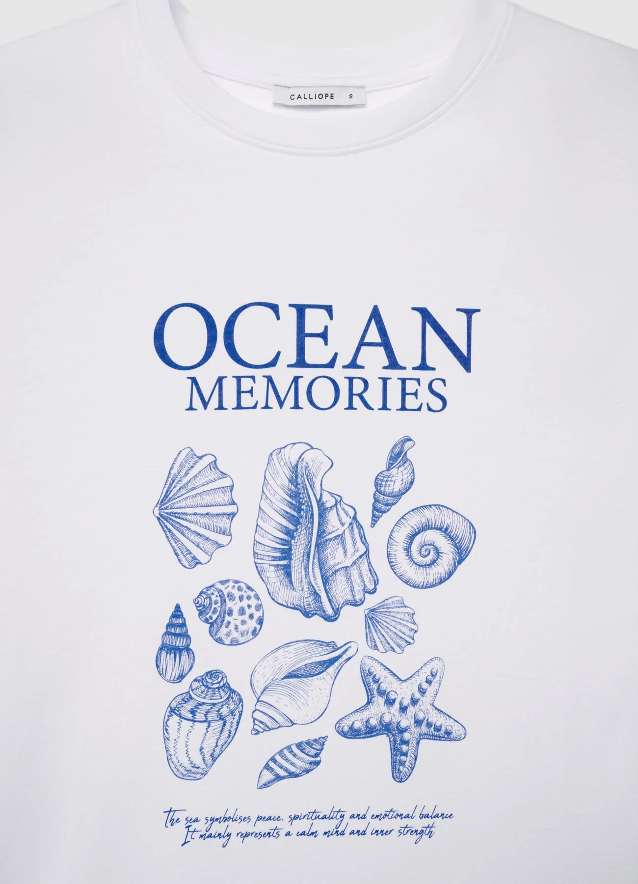 T-shirt con stampa mare - Image 4