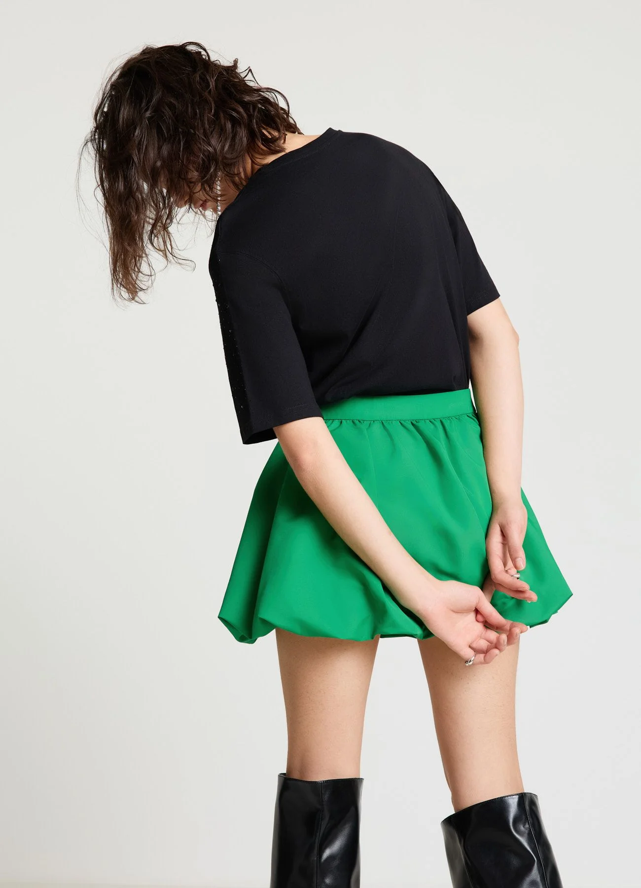 T-shirt con strass