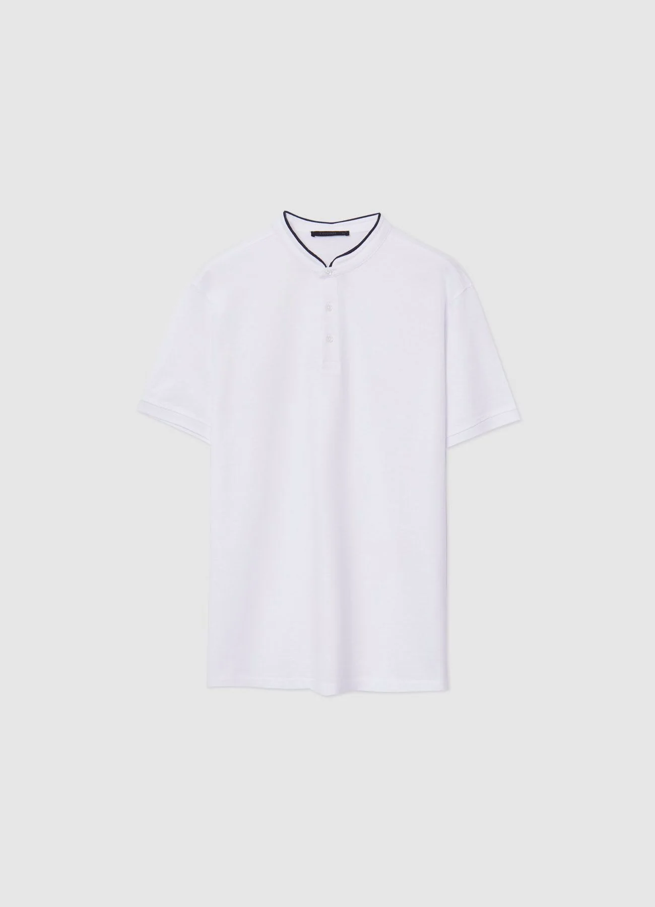 T-shirt coreana tinta unita - Image 7