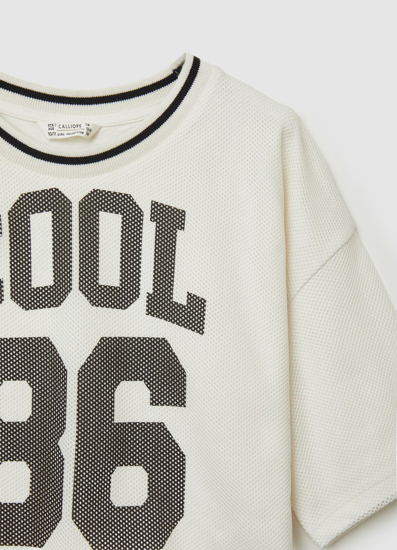T-shirt crop con stampa numero - Image 2