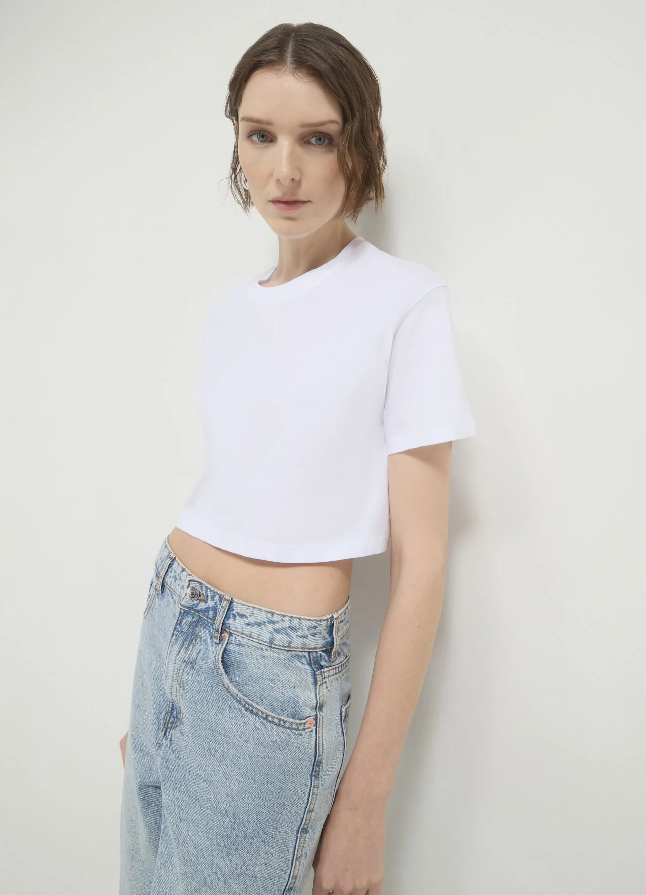 T-shirt crop cotone - Image 3