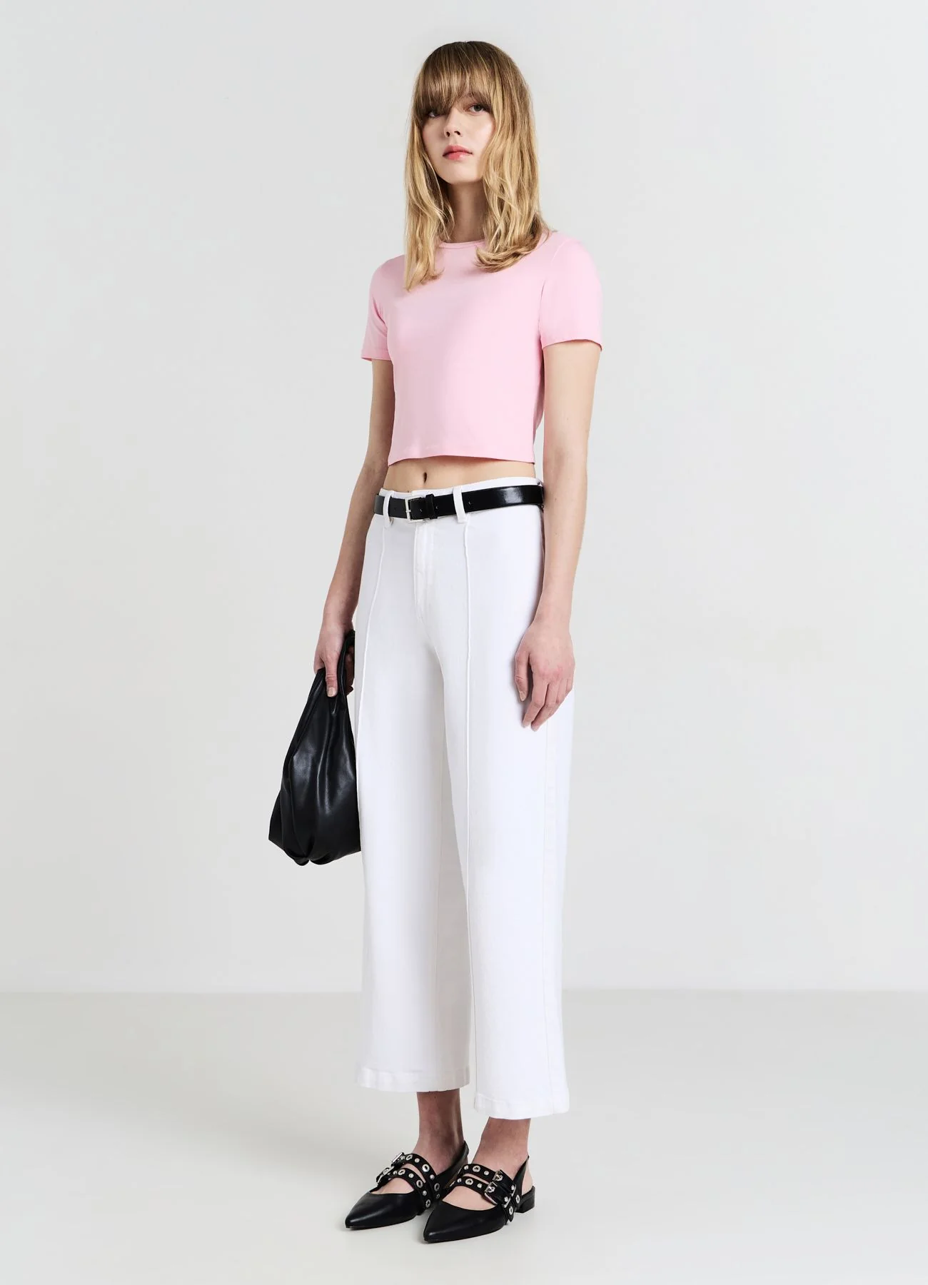 T-shirt crop cotone - Image 2