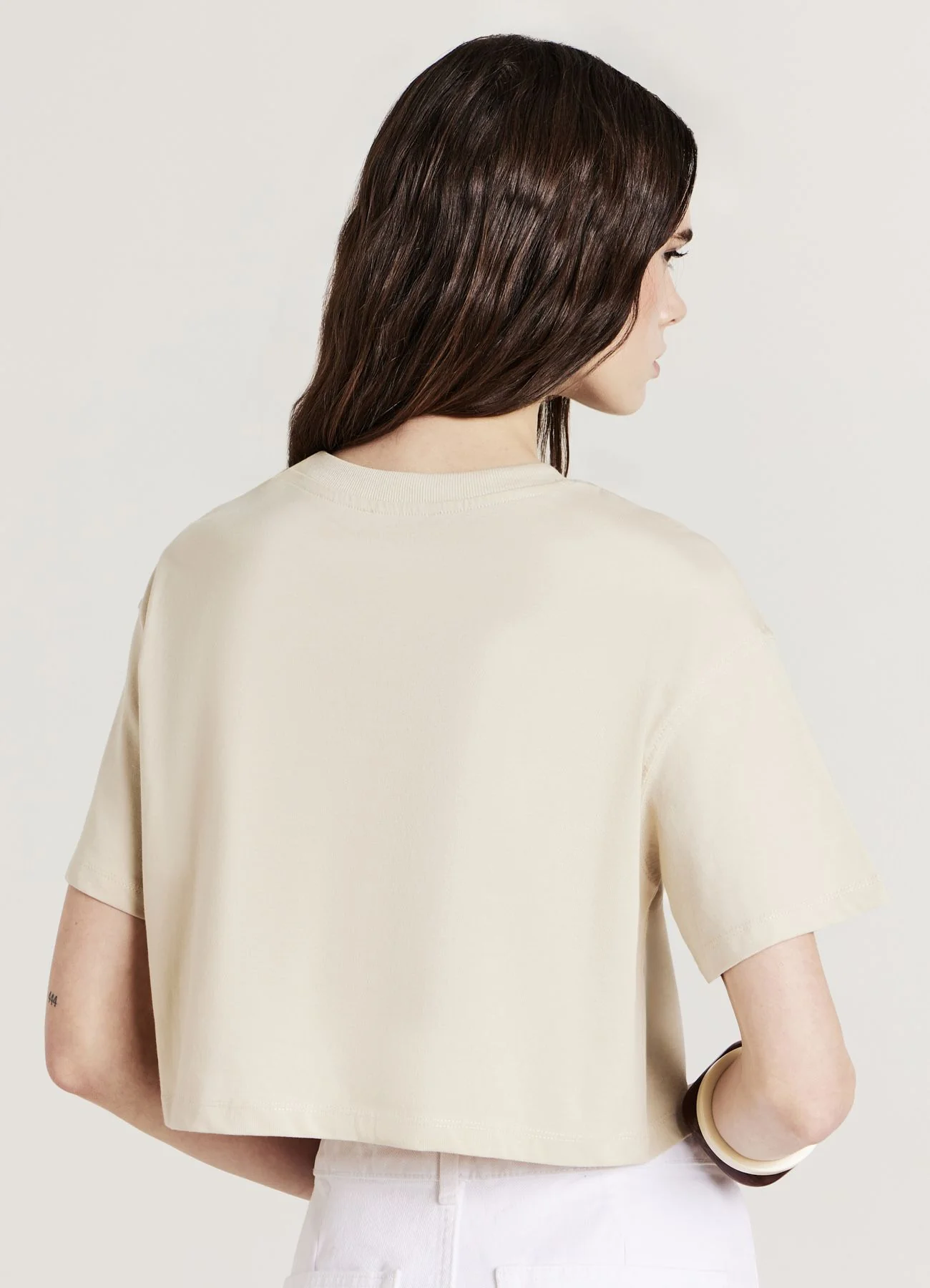 T-shirt crop cotone - Image 3