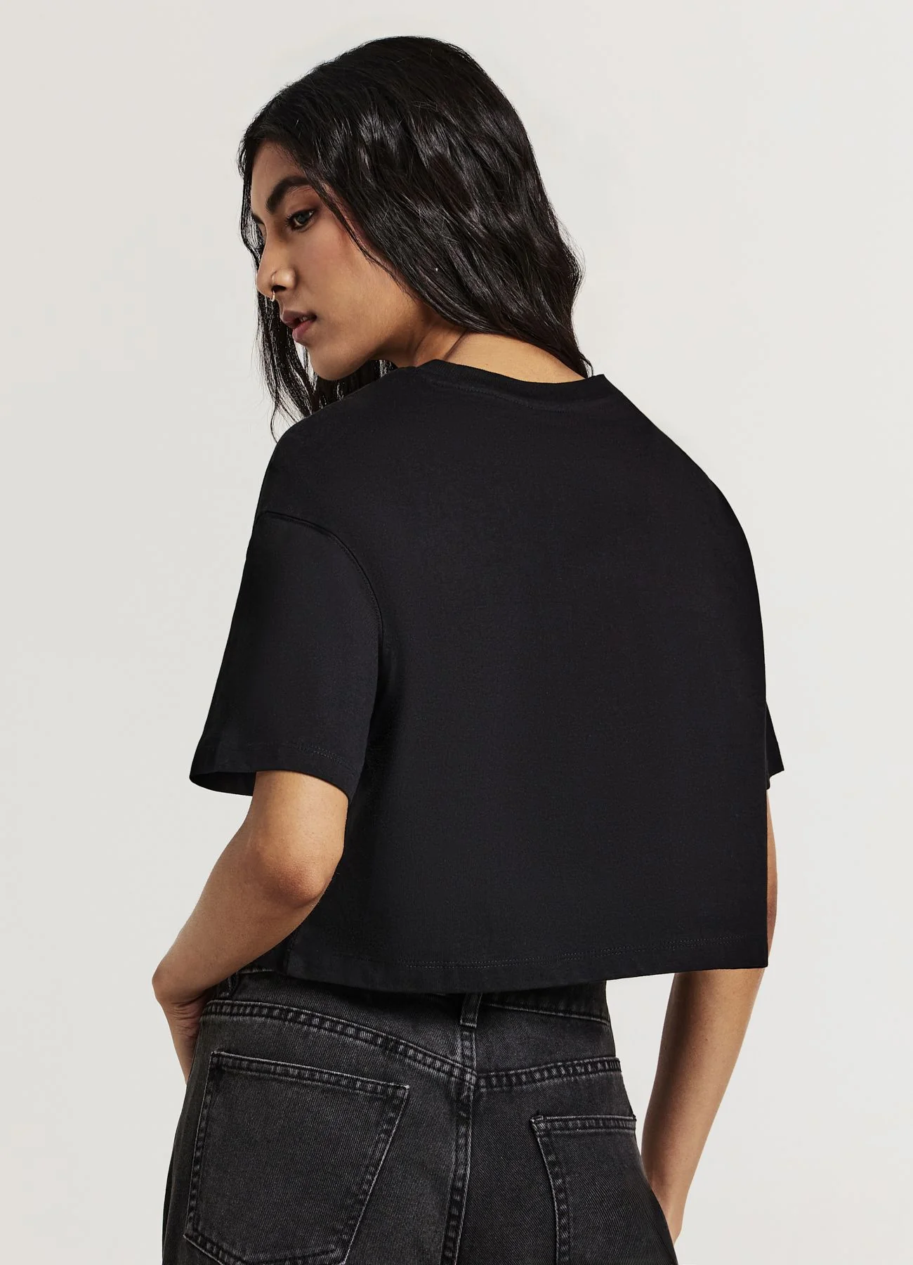 T-shirt crop cotone - Image 2