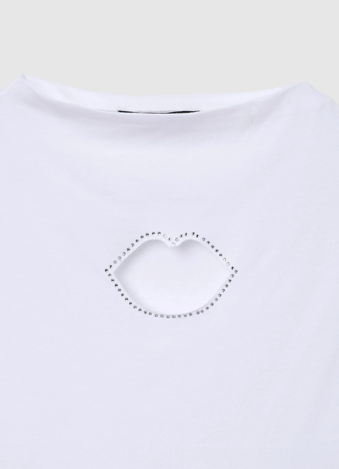 T-shirt cut out strass - Image 7