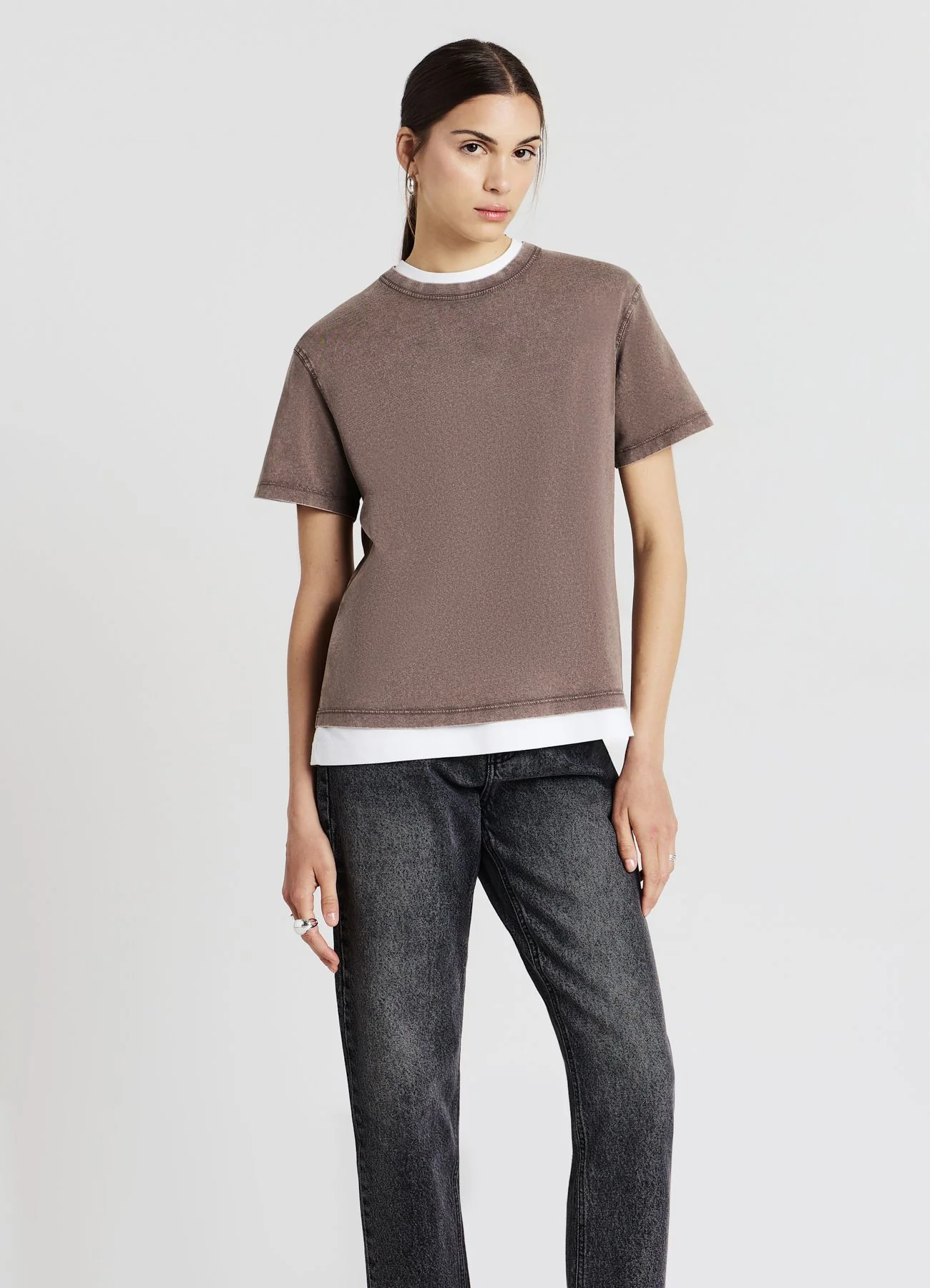 T-shirt effetto slavato - Image 2