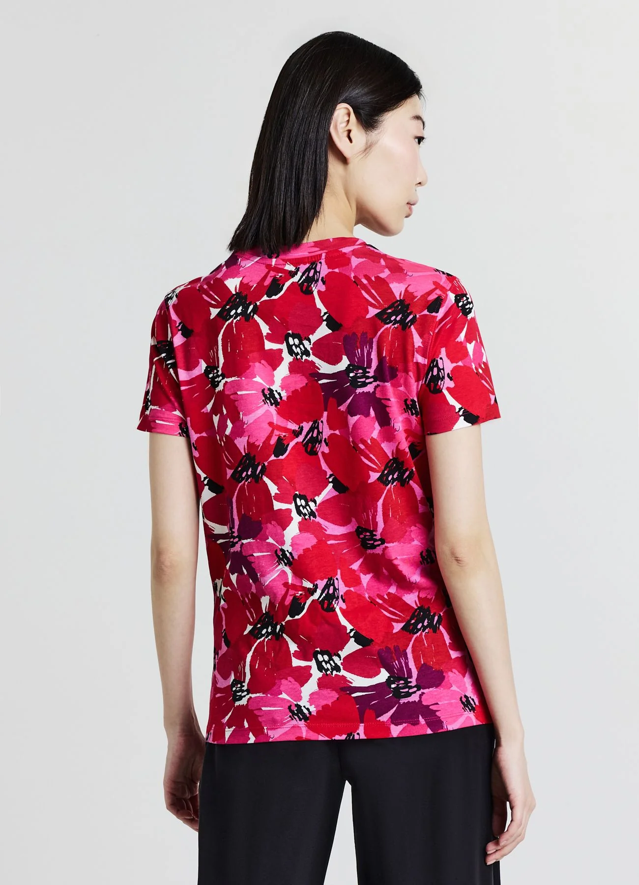 T-shirt fantasia fiori all over - Image 3