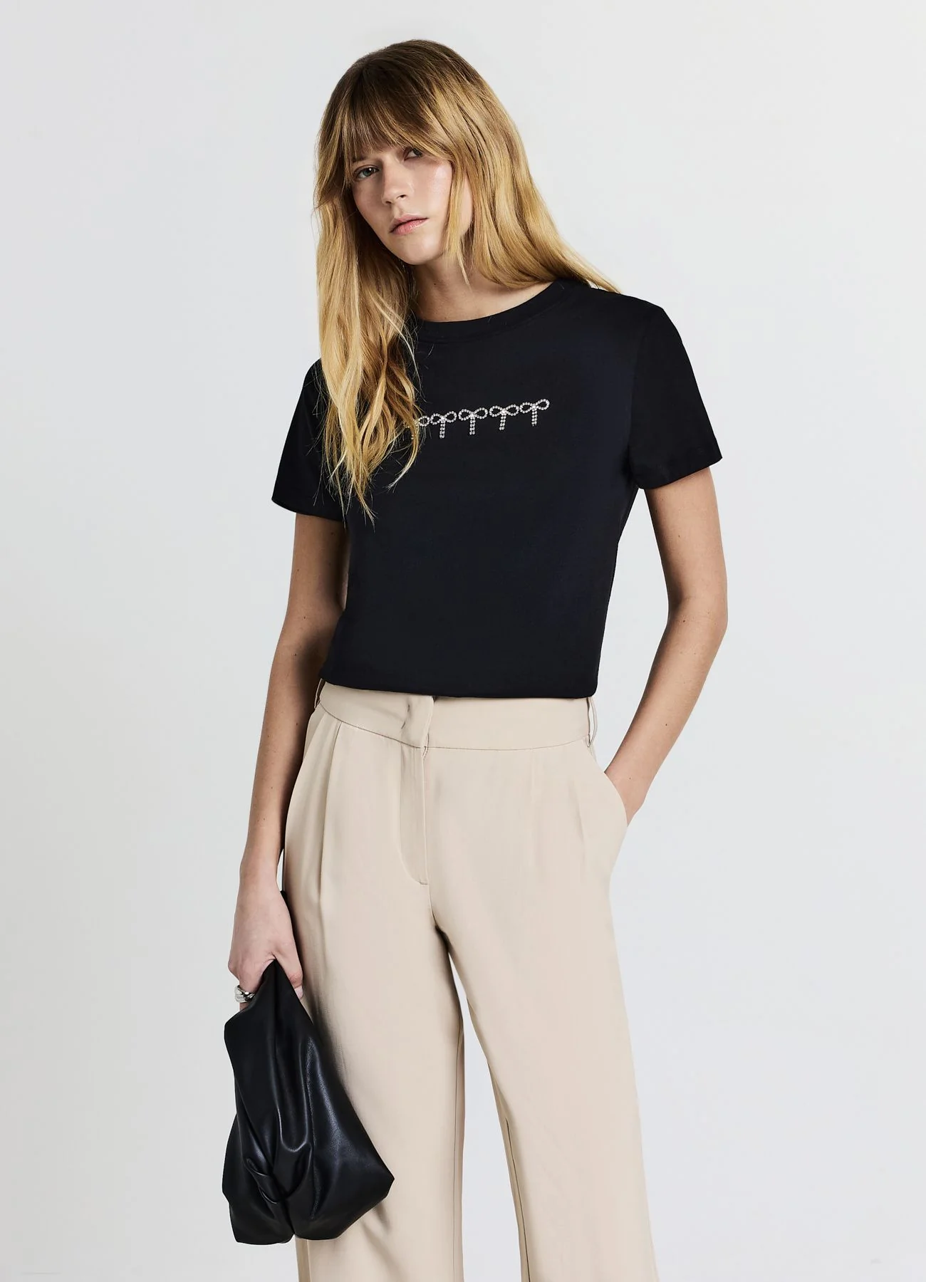 T-shirt fiocchi strass - Image 2