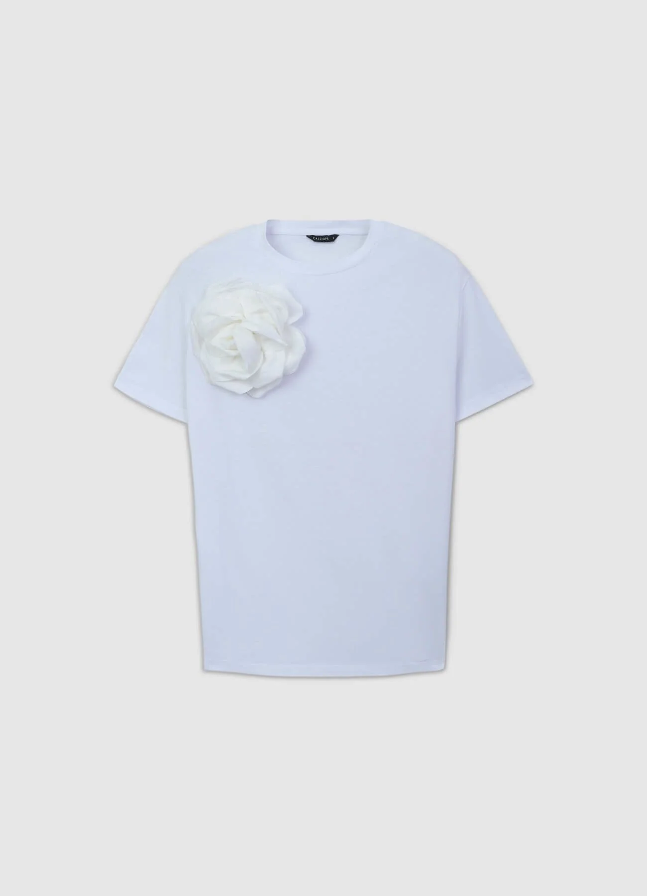 T-shirt fiore applicato - Image 2