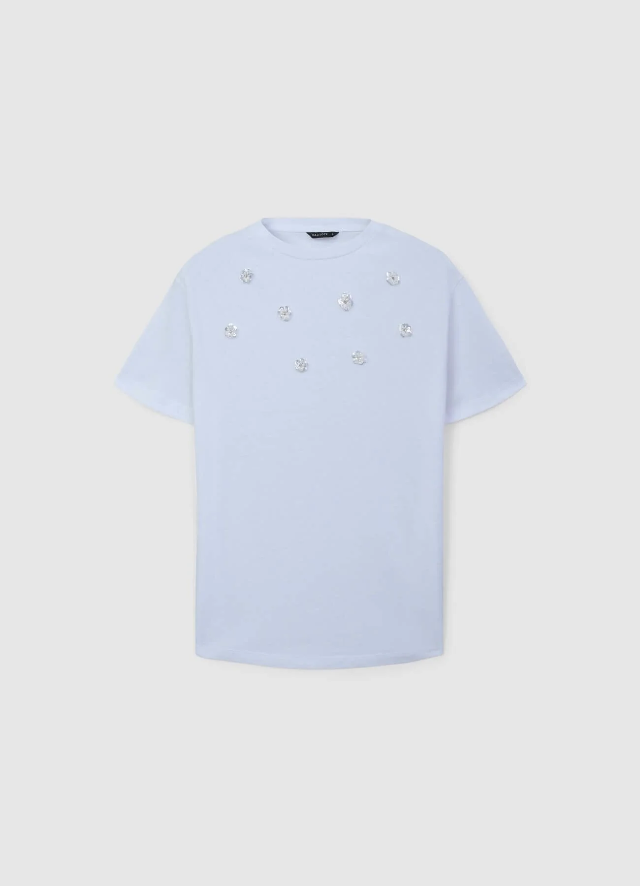 T-shirt fiori applicati - Image 5