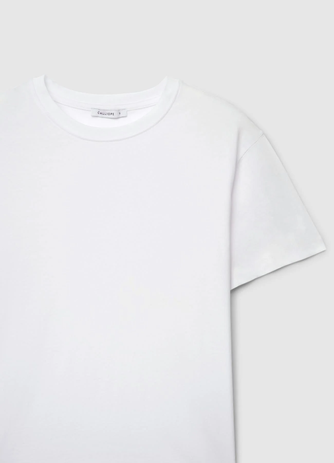T-shirt girocollo a tinta unita - Image 5
