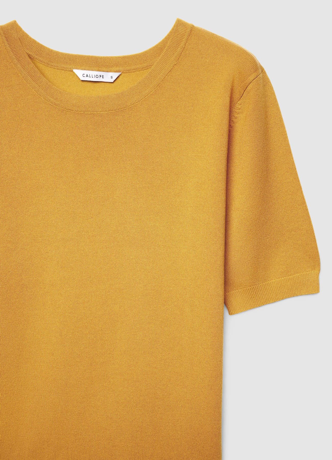 T-shirt girocollo a tinta unita - Image 5
