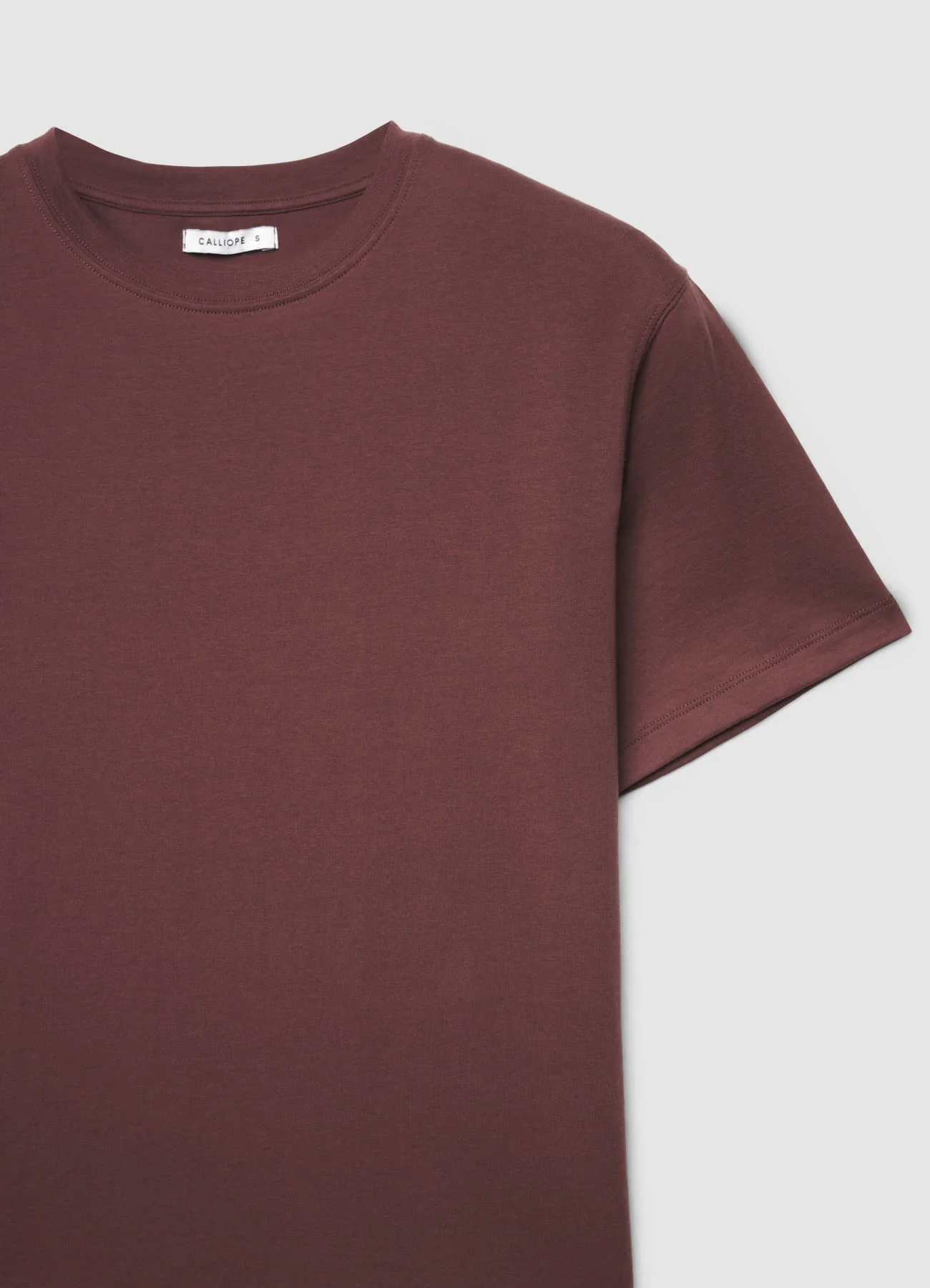 T-shirt girocollo a tinta unita - Image 4