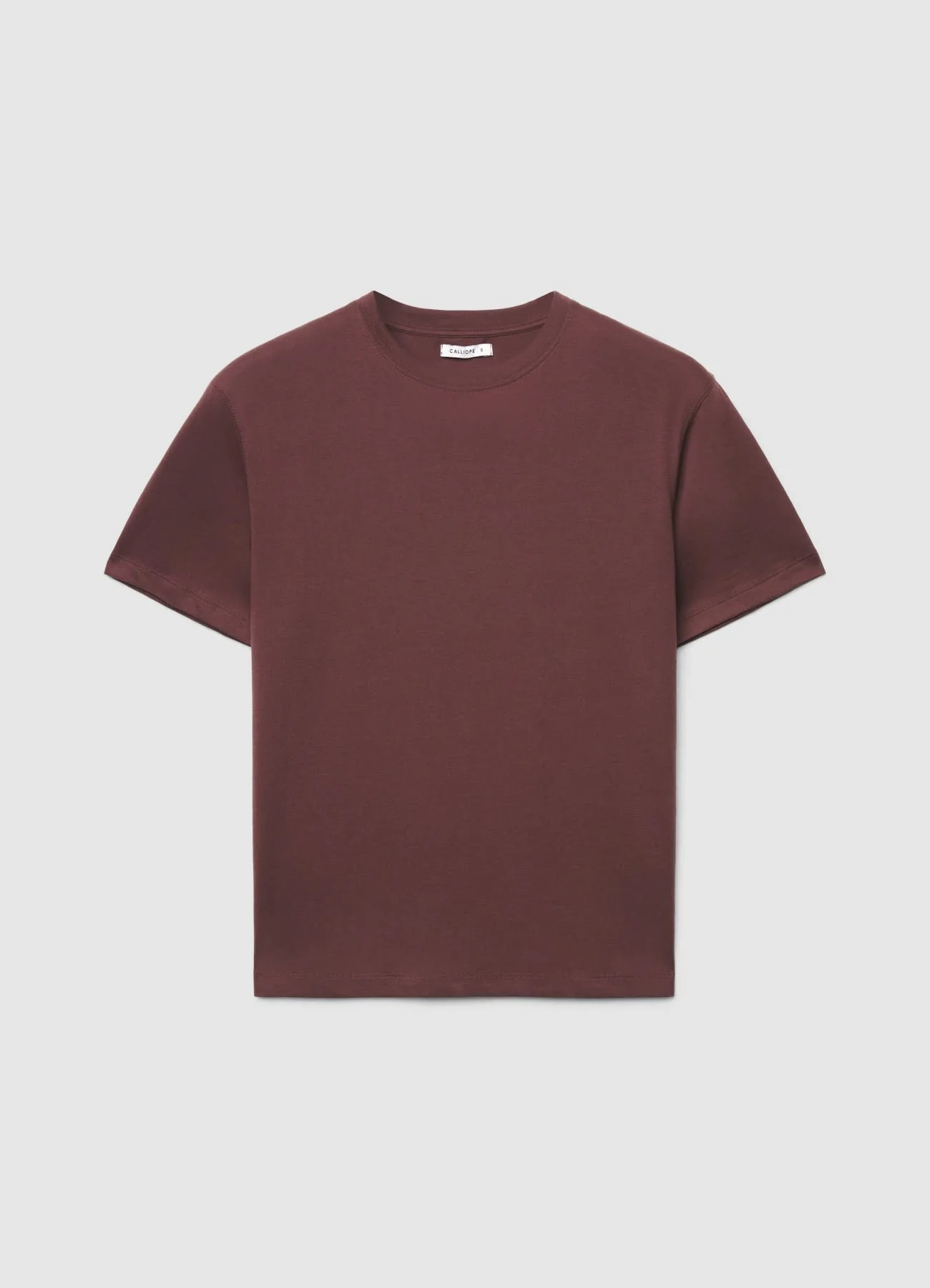 T-shirt girocollo a tinta unita - Image 5
