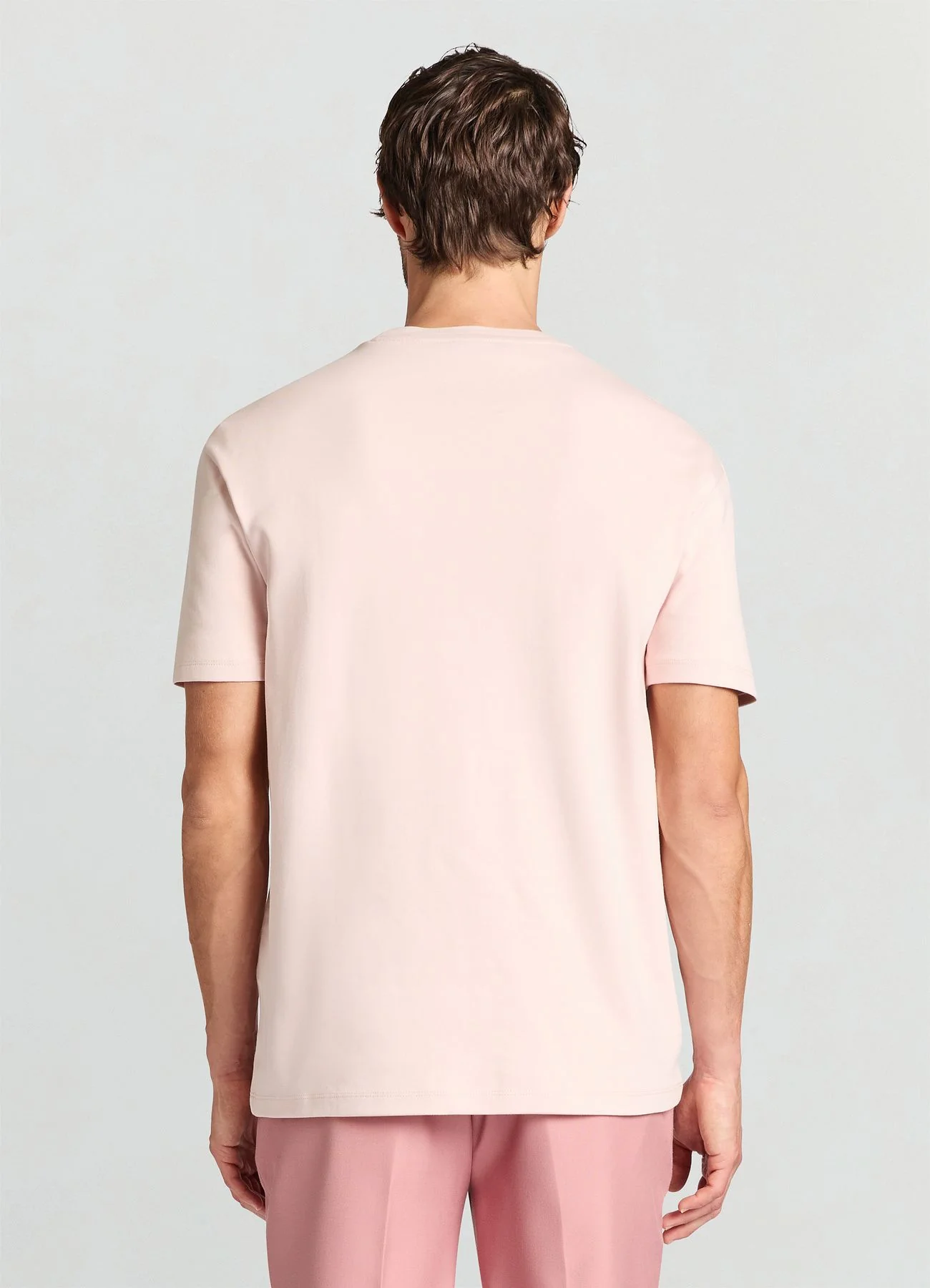 T-shirt girocollo a tinta unita - Image 3