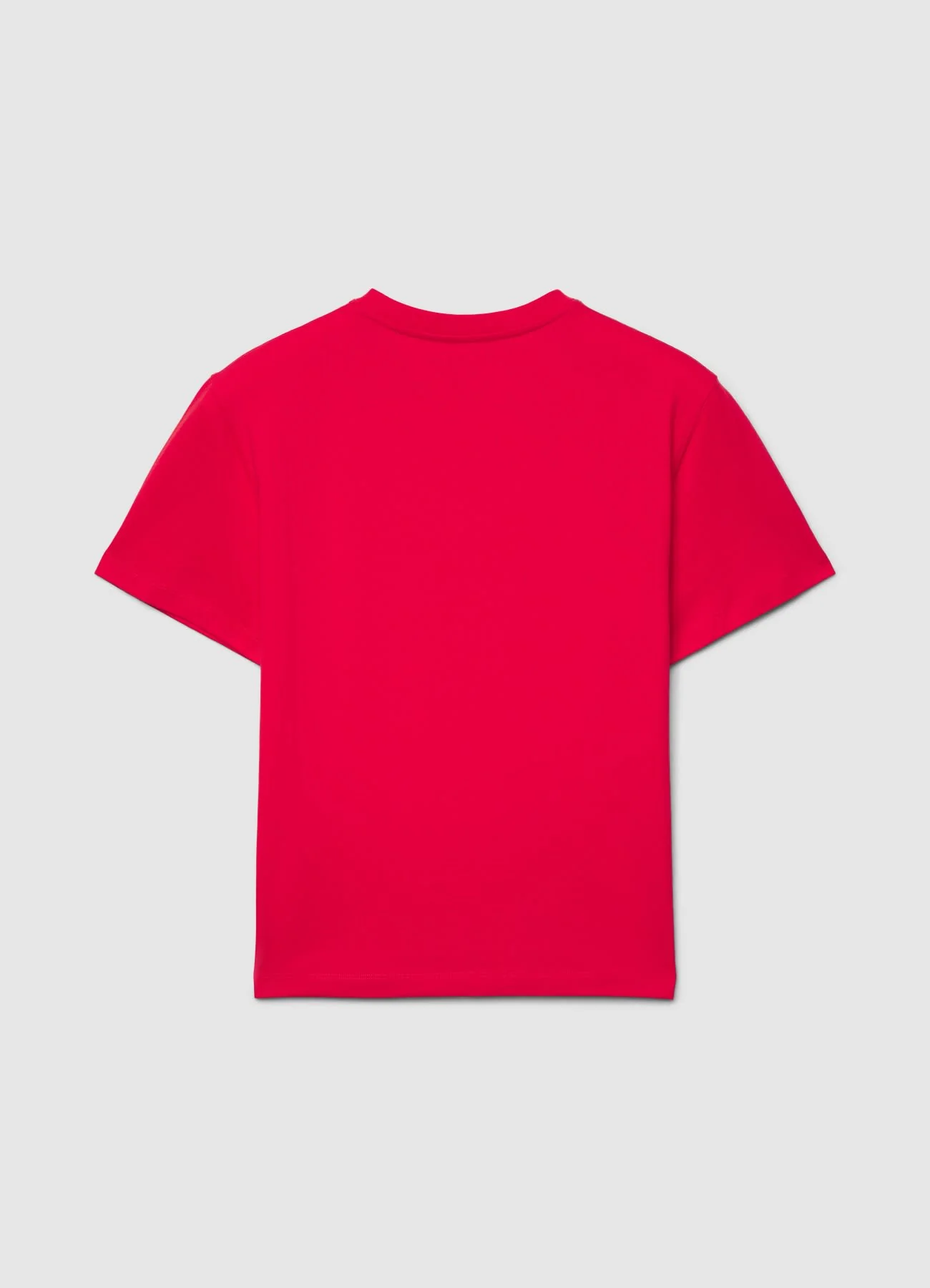 T-shirt girocollo a tinta unita - Image 5