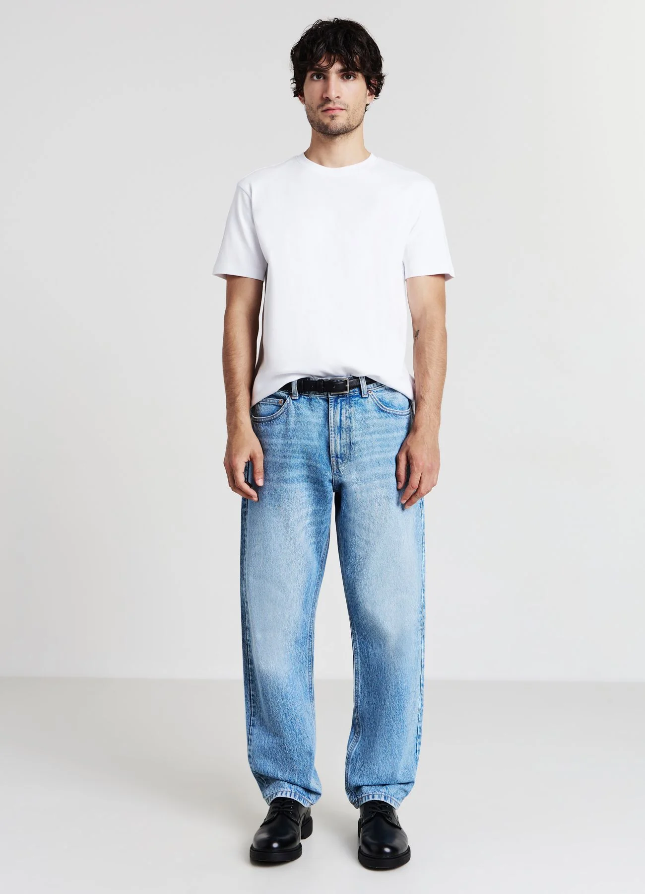 T-shirt girocollo in cotone - Image 3