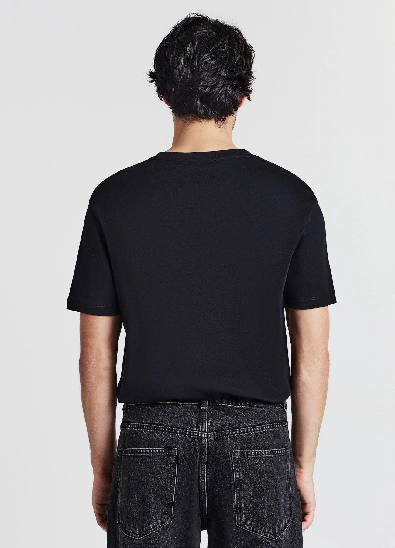 T-shirt girocollo in cotone - Image 3