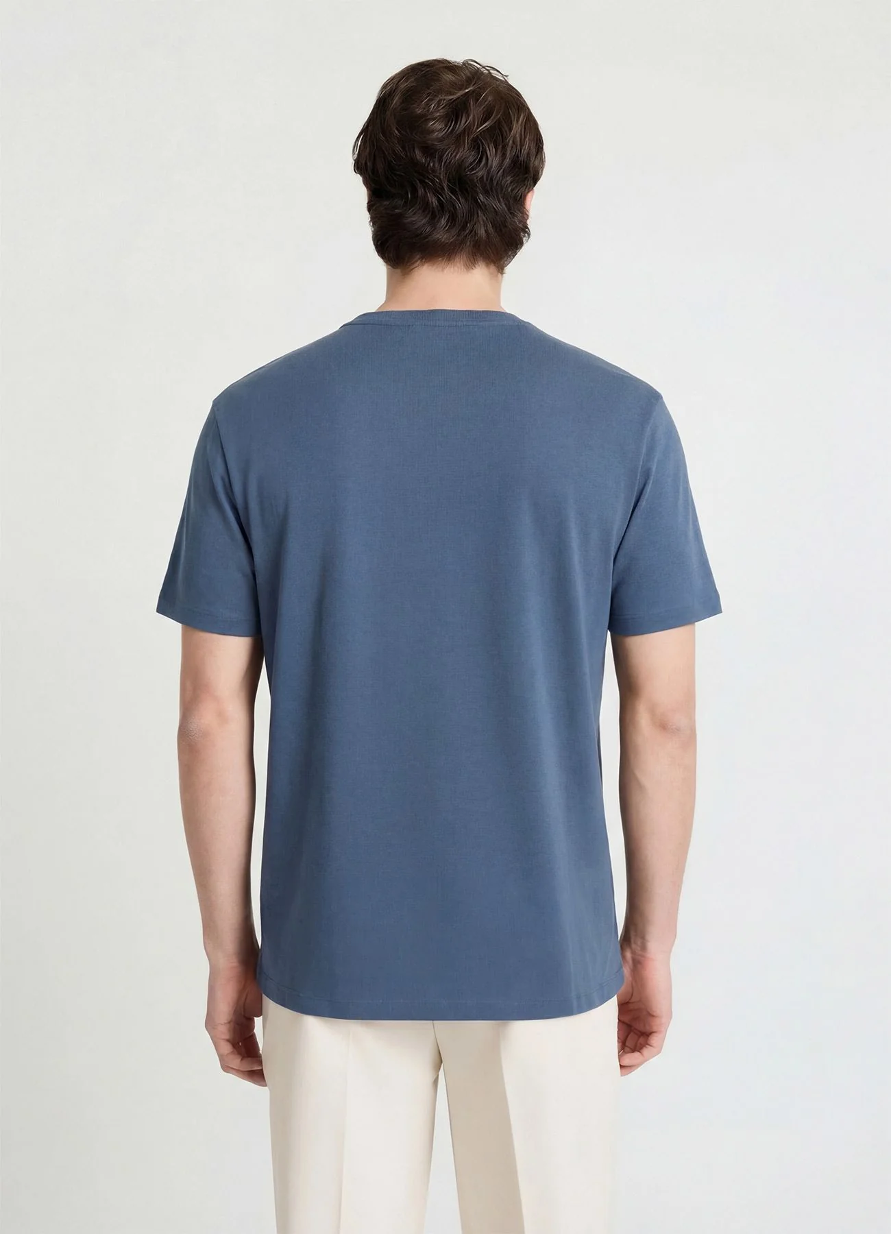 T-shirt girocollo tinta unita