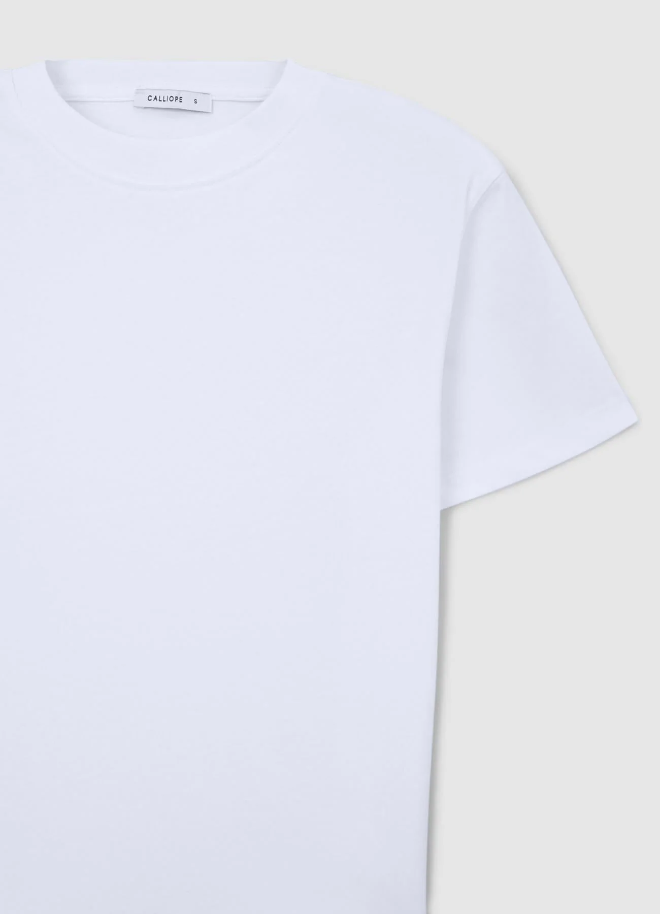 T-shirt girocollo tinta unita - Image 4