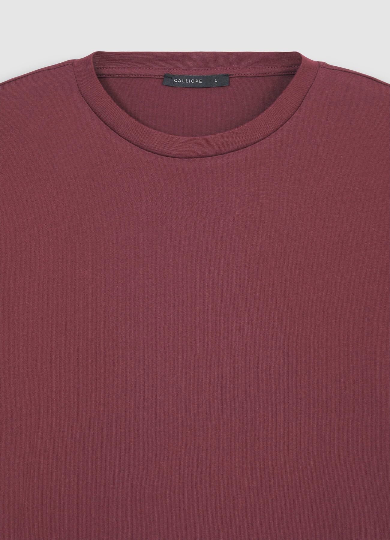 T-shirt girocollo tinta unita - Image 5