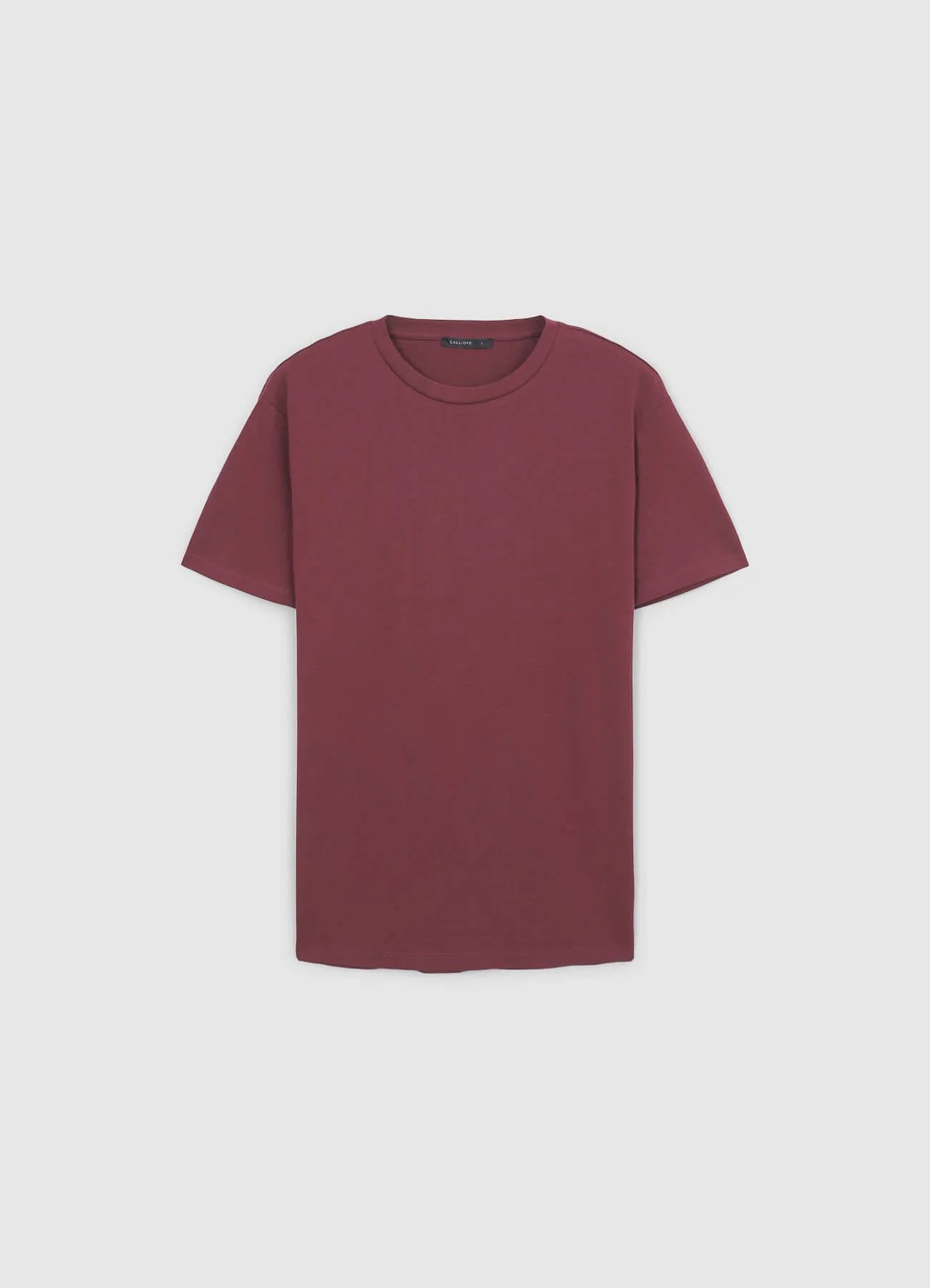 T-shirt girocollo tinta unita - Image 6