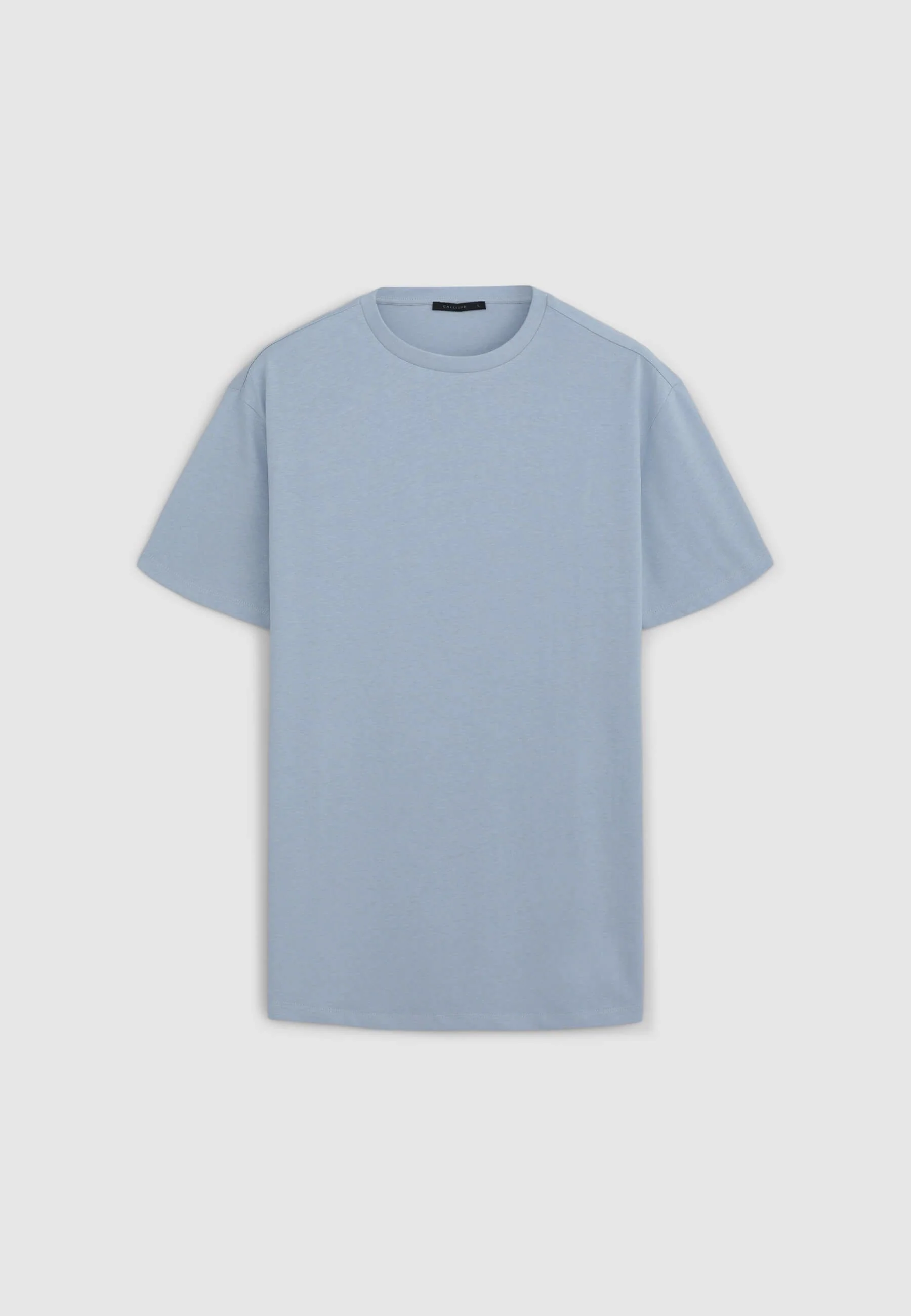 T-shirt girocollo tinta unita - Image 4