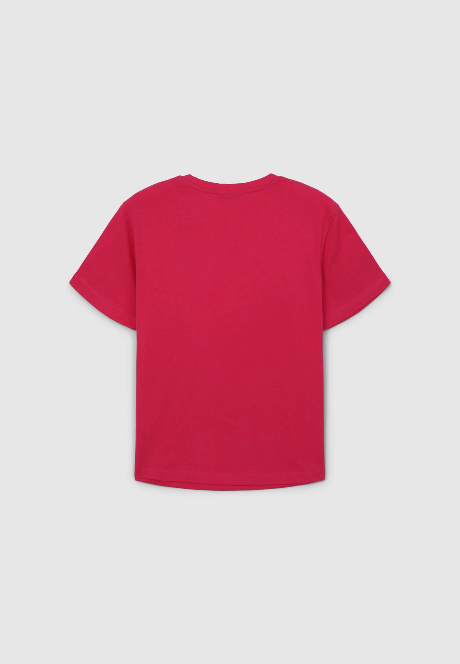 T-shirt girocollo tinta unita - Image 6