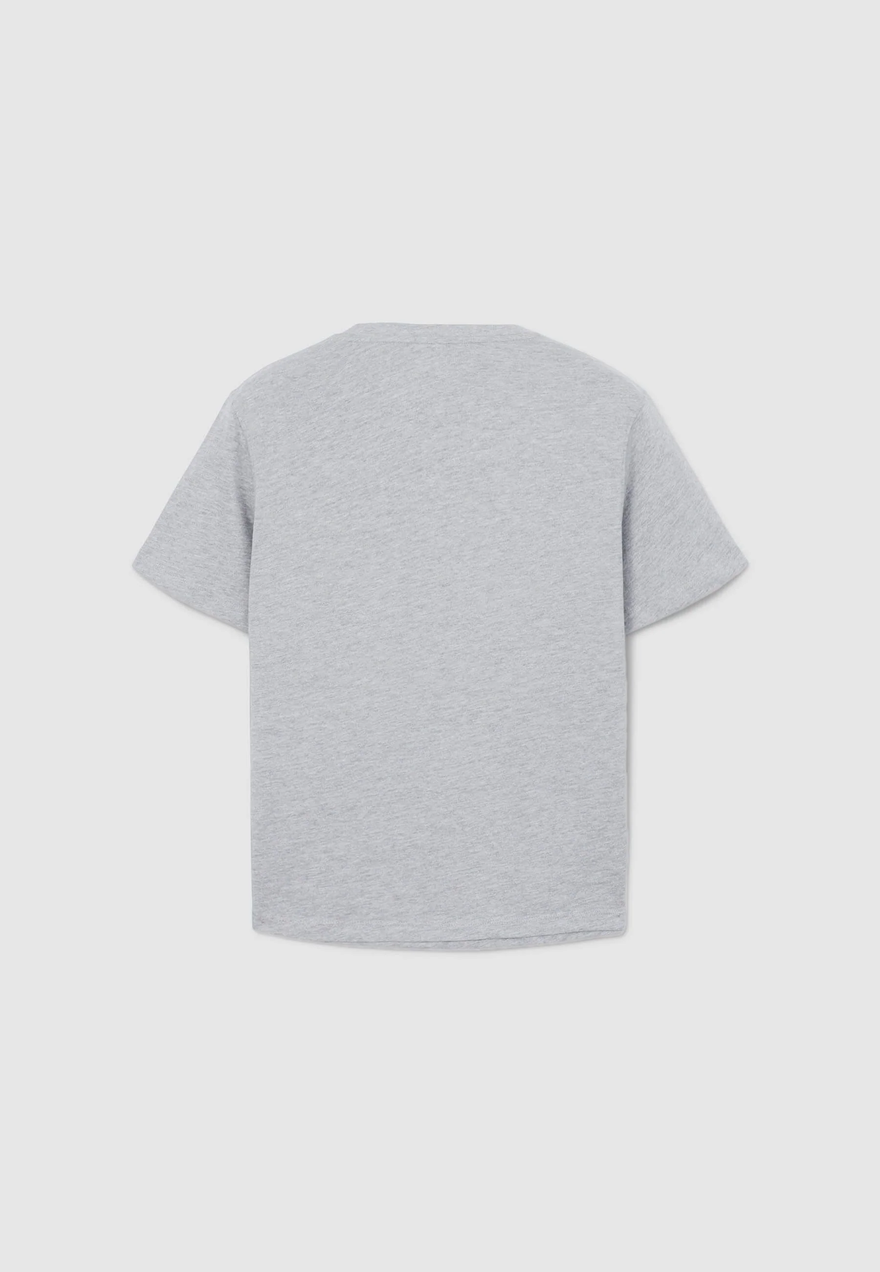 T-shirt girocollo tinta unita - Image 5