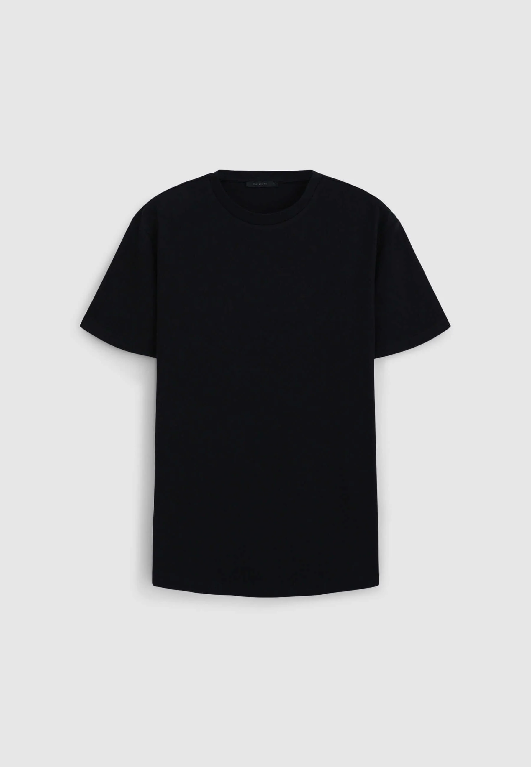 T-shirt girocollo tinta unita - Image 4