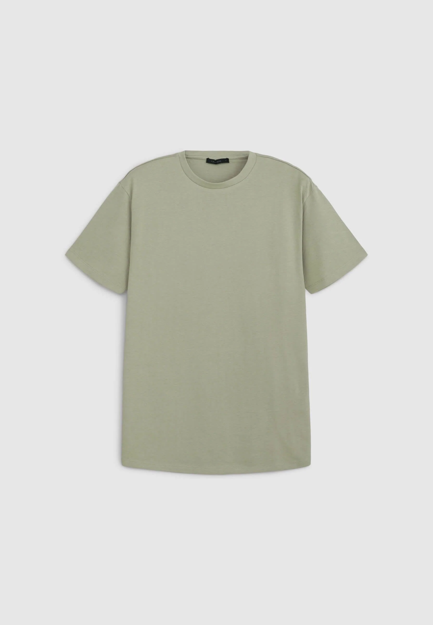 T-shirt girocollo tinta unita - Image 4